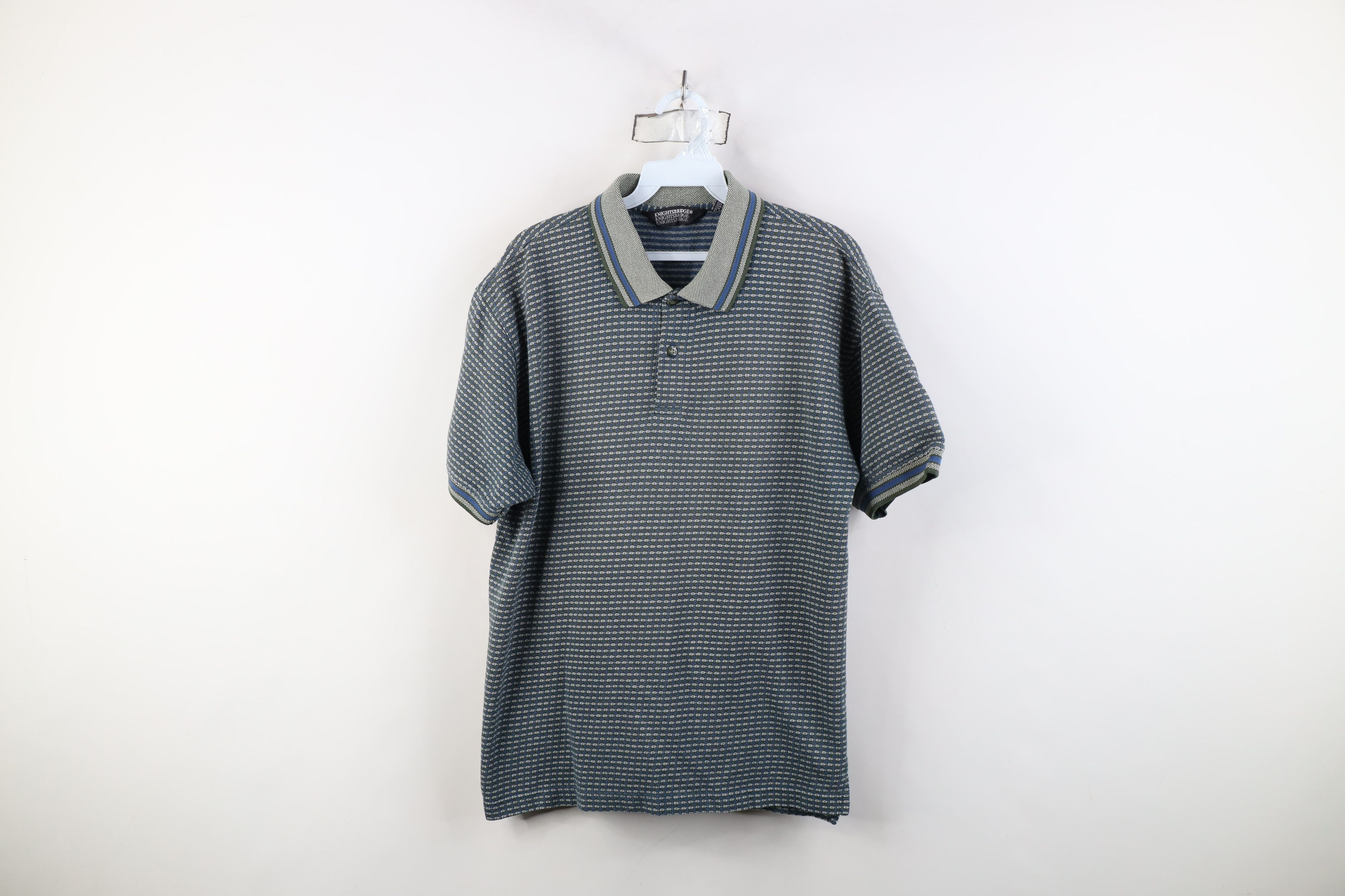 Vintage Vintage 90s Streetwear Knit Collared Golf Polo Shirt Size US L / EU 52-54 / 3 - 1 Thumbnail
