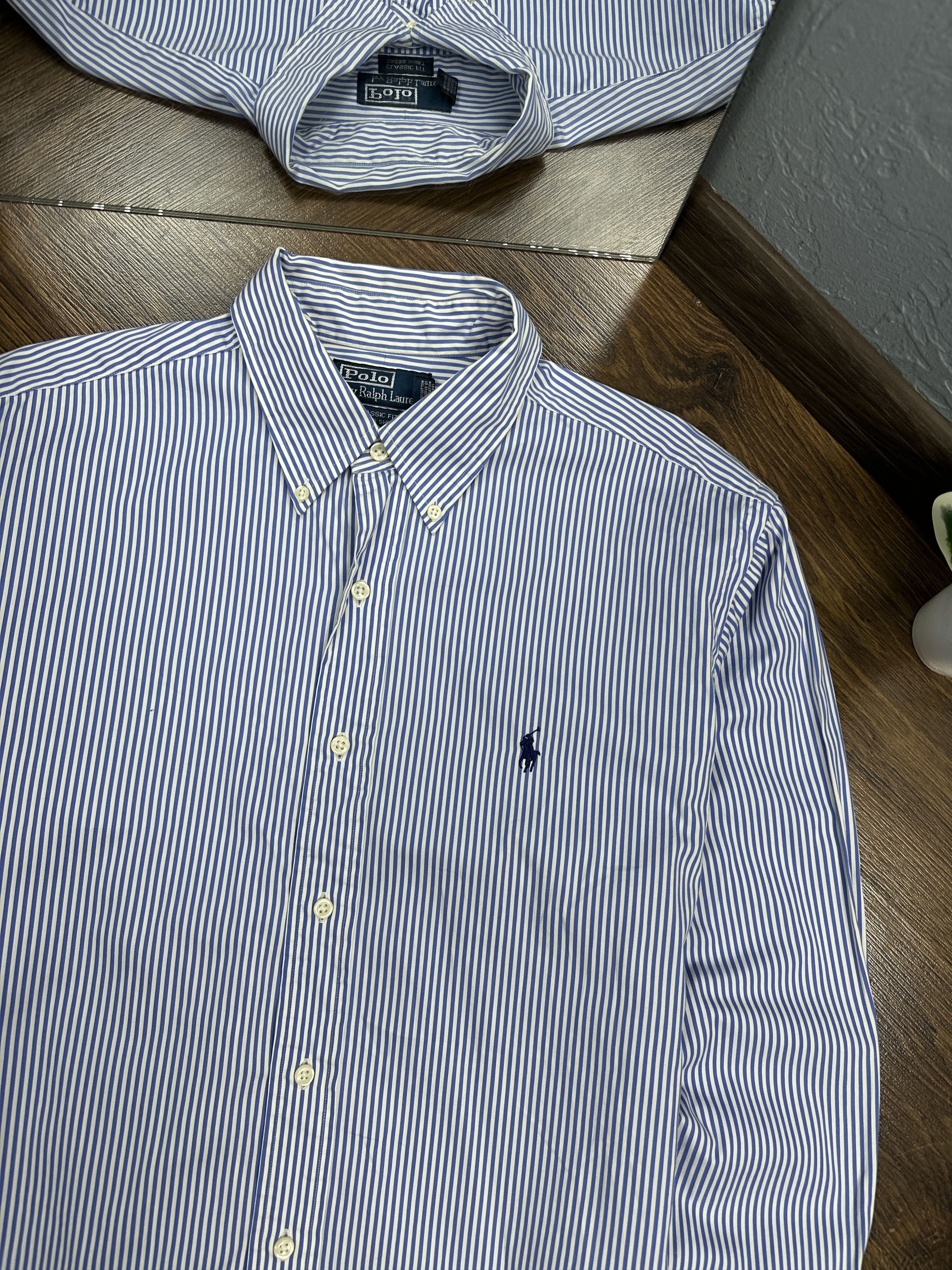 Polo Ralph Lauren × Ralph Lauren Polo Ralph Lauren Vintage Long Sleeve Shirt y2k Size US XL / EU 56 / 4 - 2 Thumbnail