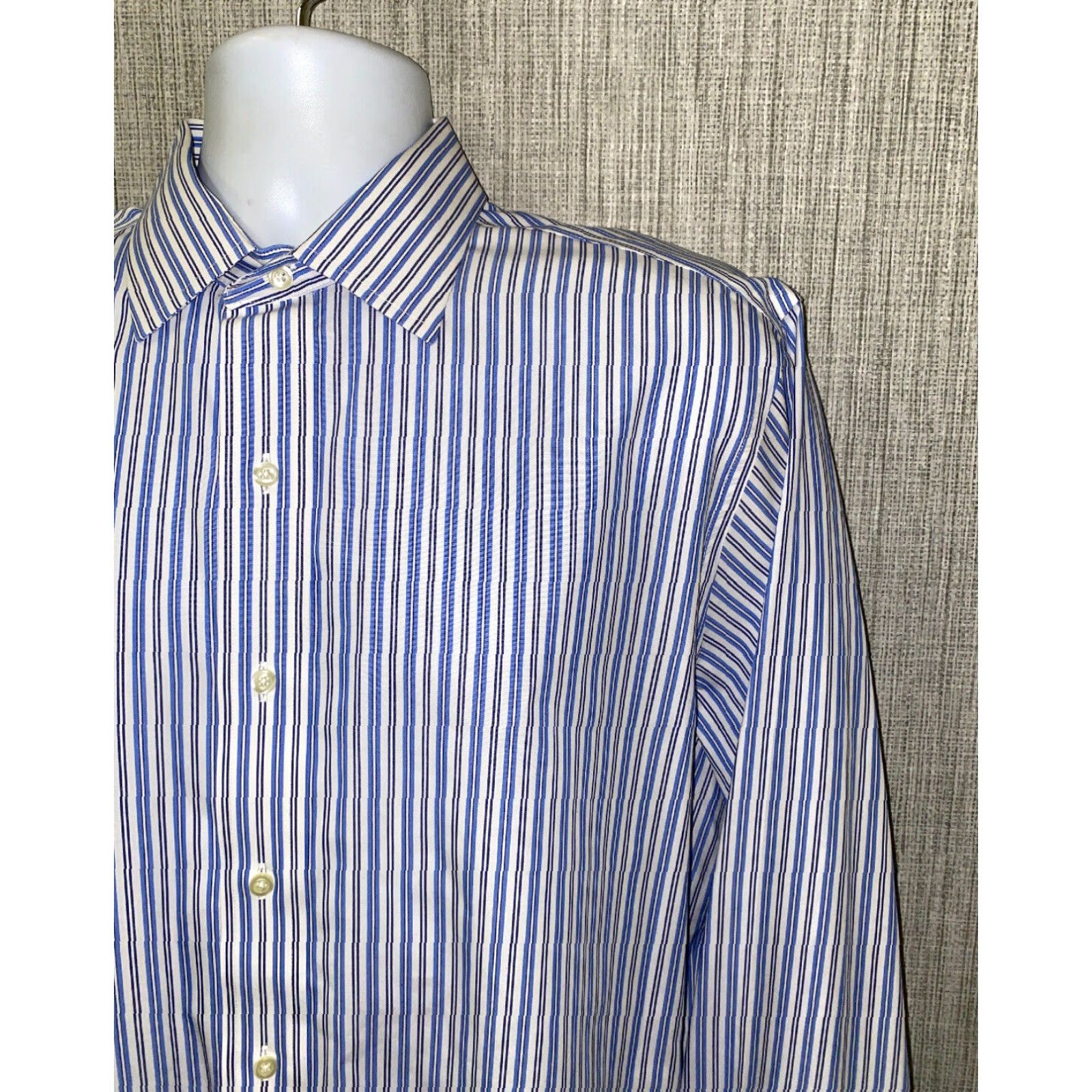 Brooks Brothers Brooks Brothers Men Striped Dress Shirt Long Sleeve Button Front 16 Multicolor Size US L / EU 52-54 / 3 - 2 Thumbnail