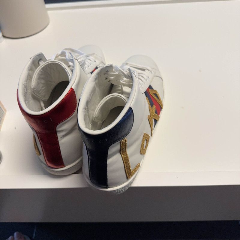 Gucci Gucci Ace Series High-Top Sneakers in White - Size US 10.5 / EU 43-44 - 6 Thumbnail