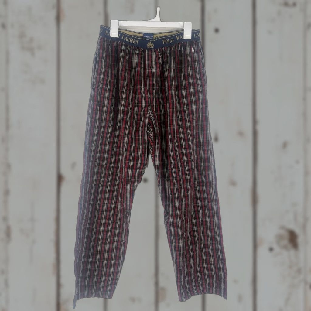Polo Ralph Lauren Polo Ralph Lauren Men’s Large Multicolor Plaid Cotton Pajama Pants Size US L / EU 52-54 / 3 - 1 Thumbnail