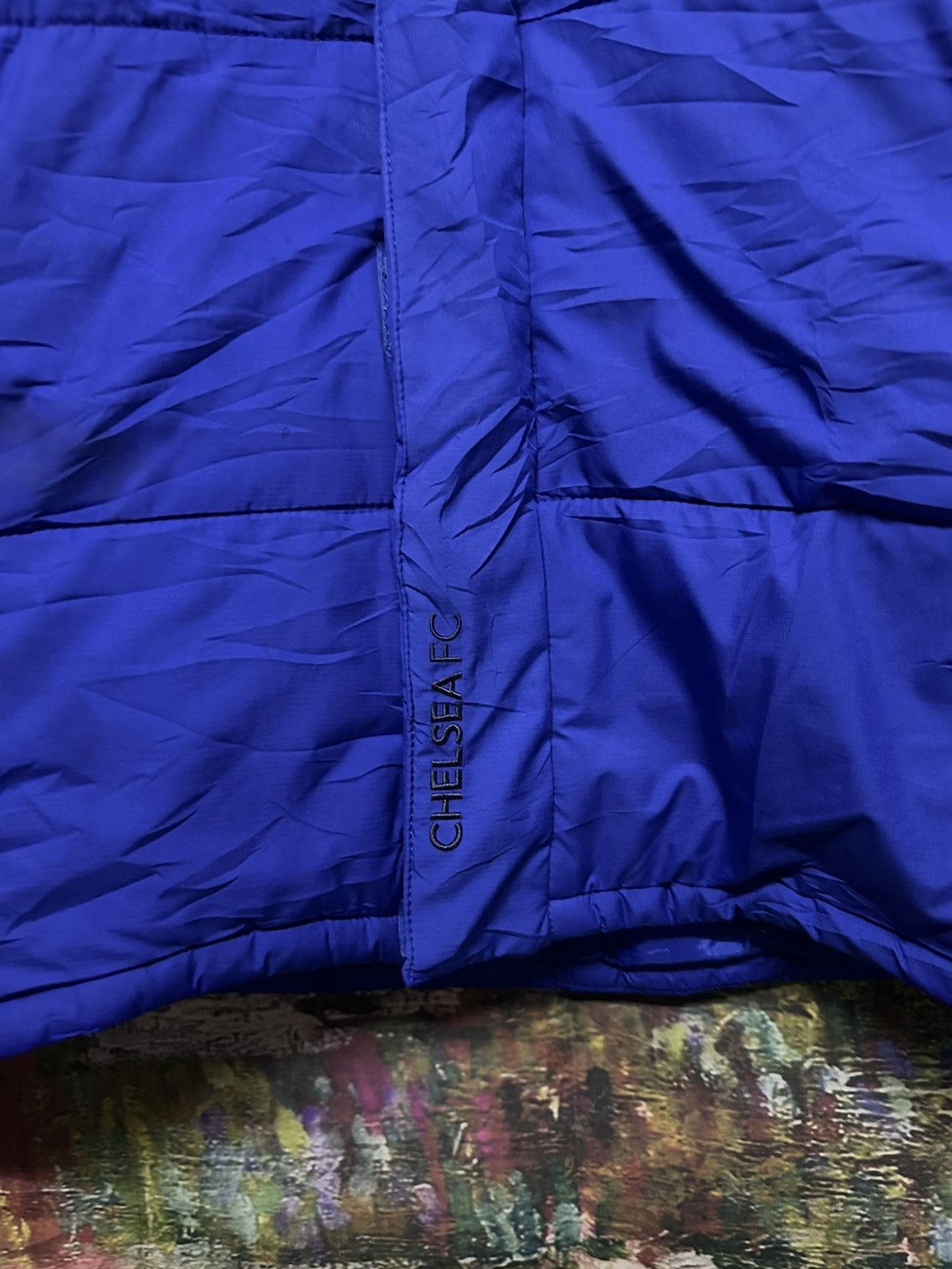 Chelsea Soccer Chelsea Adidas Puffer Jacket Blue 08/07 Size US L / EU 52-54 / 3 - 7 Thumbnail