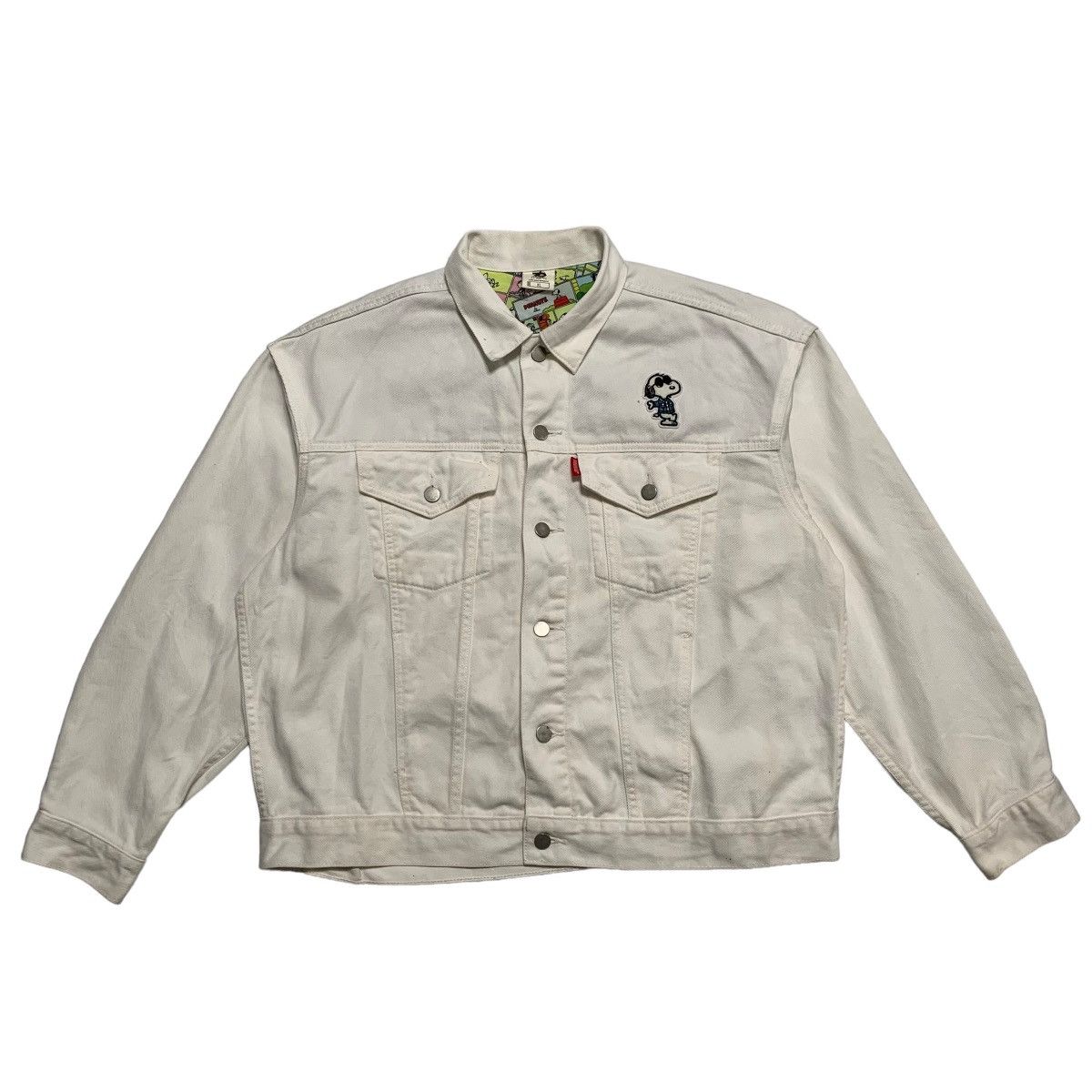 GU Gu x Peanuts Denim Jacket Size US XL / EU 56 / 4 - 1 Thumbnail