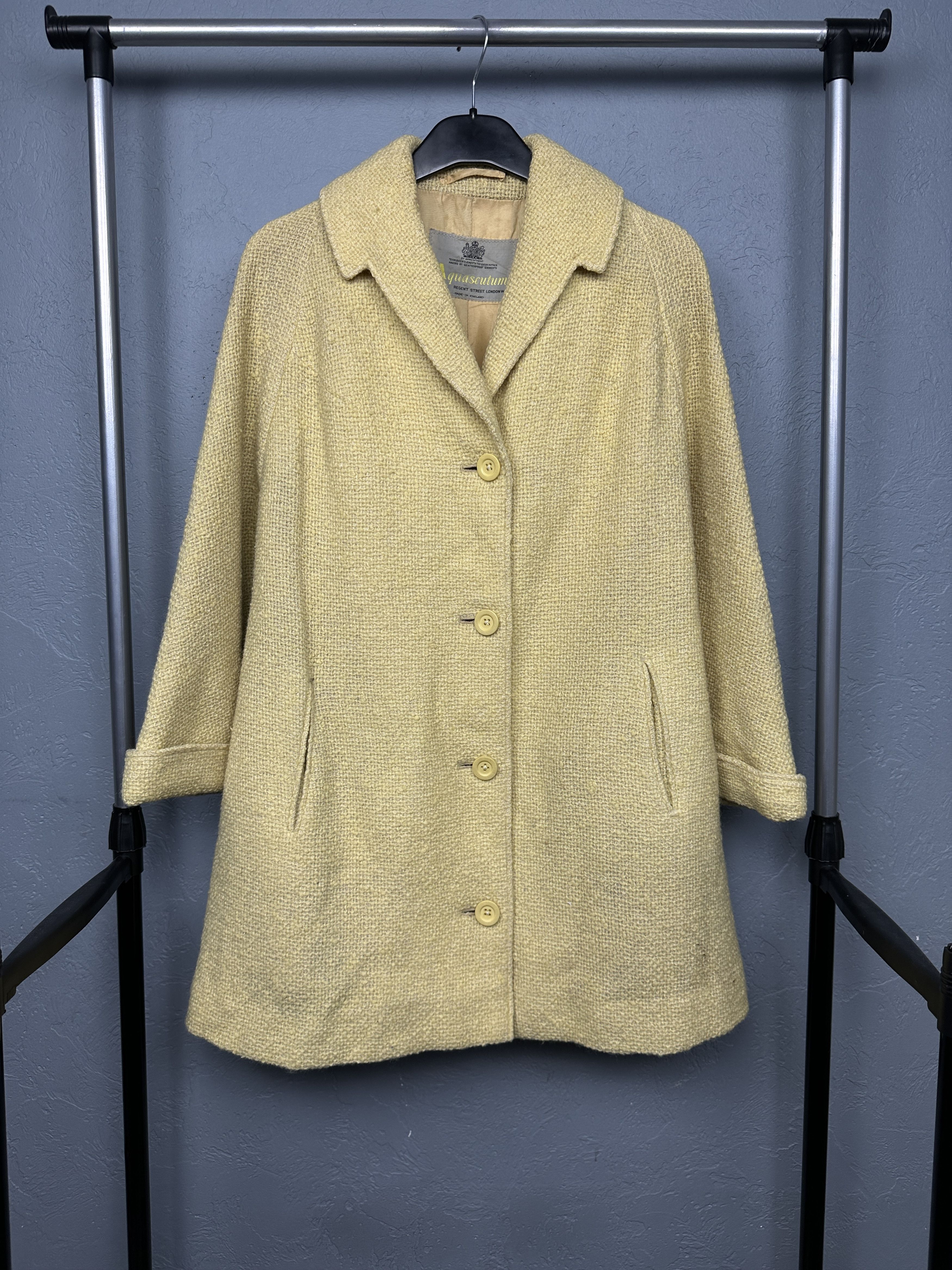 Aquascutum Aquascutum 90s Vintage Womens Wool Coat Jacket Size M / US 6-8 / IT 42-44 - 1 Thumbnail