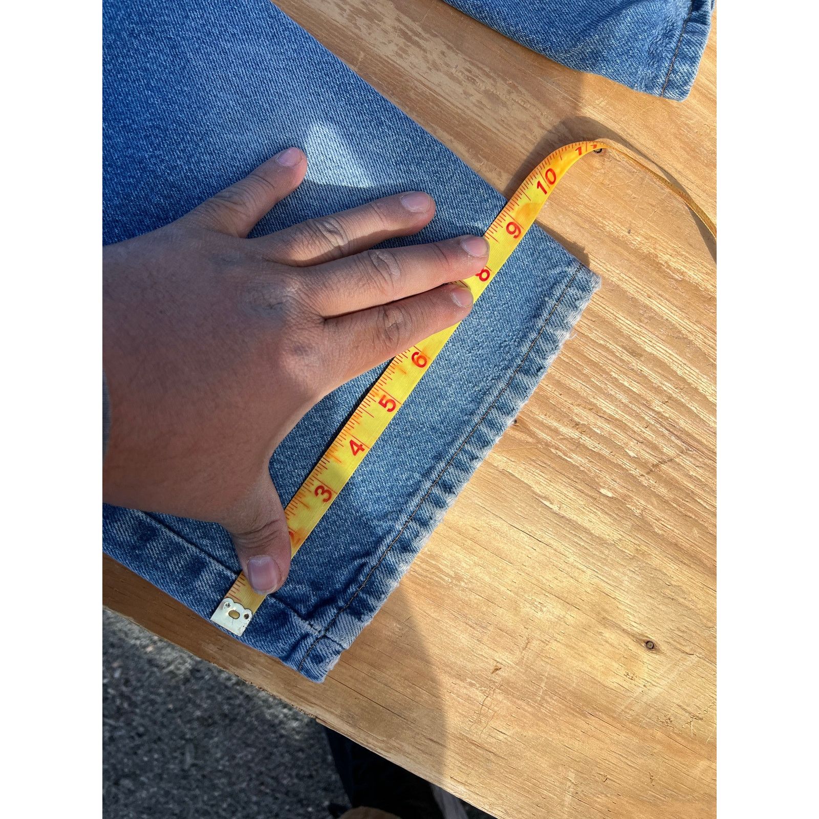 Carhartt Carhartt Jeans Mens 38x36 Blue Denim Utility Work Pants Size US 38 / EU 54 - 8 Thumbnail