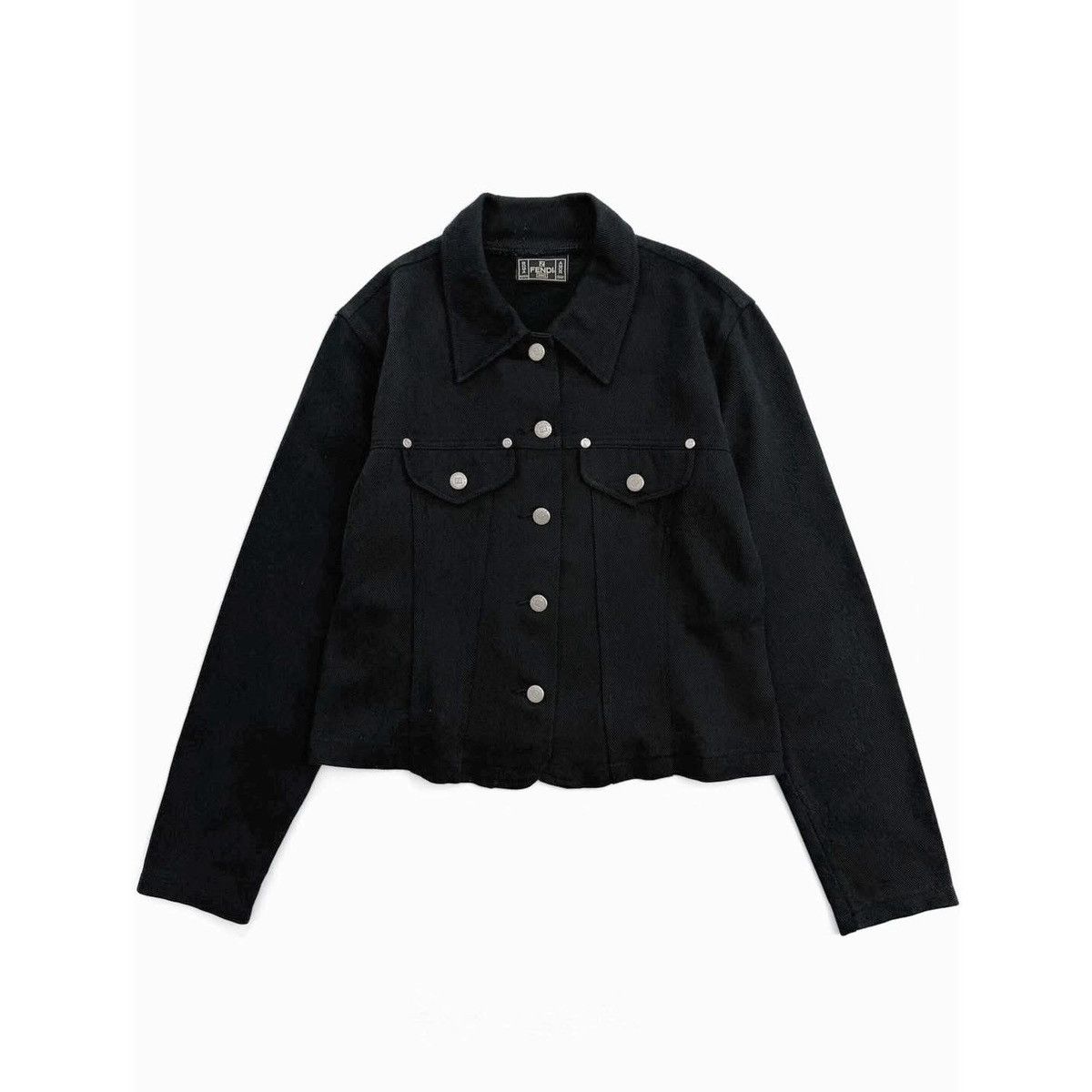 Fendi Fendi Denim Black Jacket Size M / US 6-8 / IT 42-44 - 1 Thumbnail