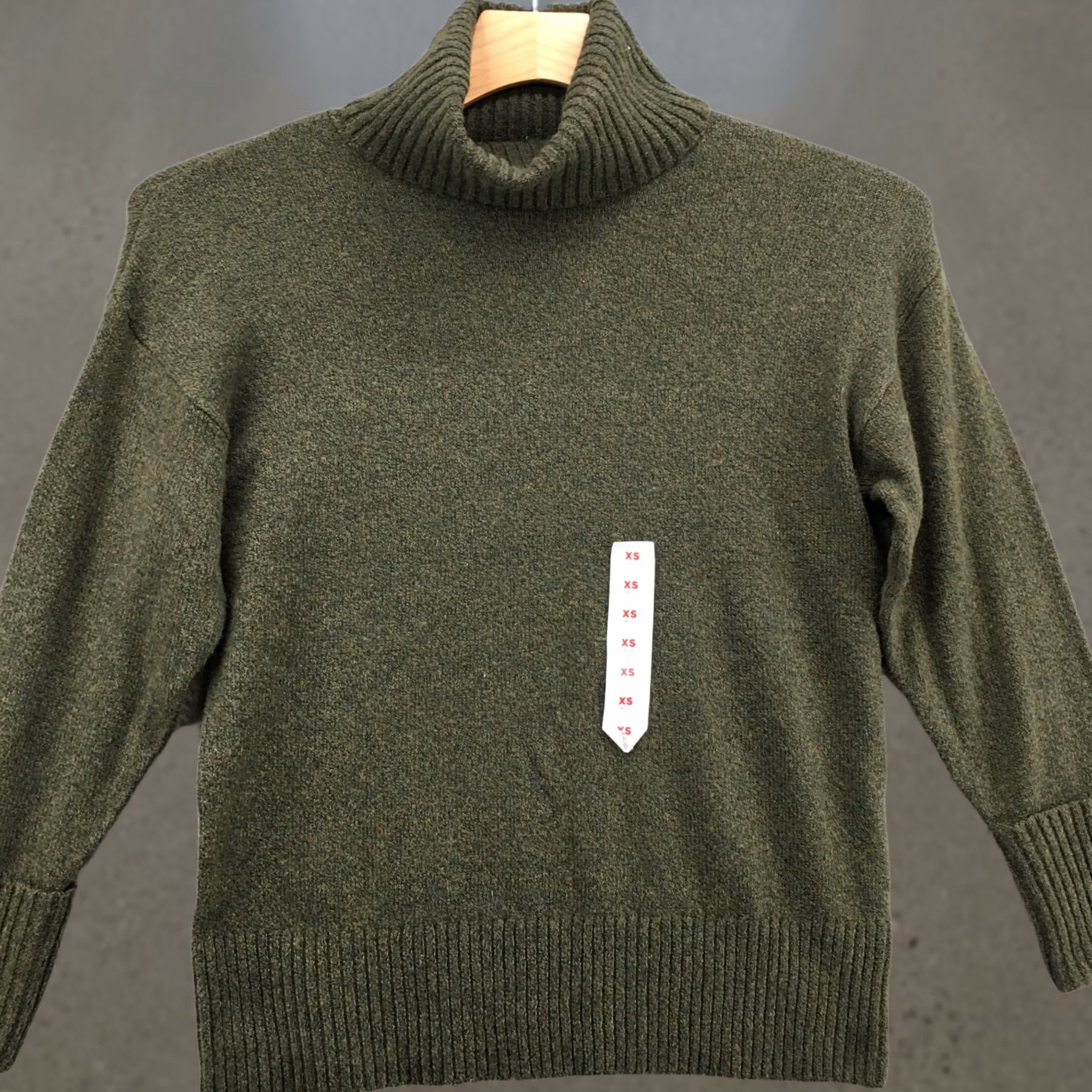 Old Navy Old Navy Turtle Neck Sweater Womens XS Green Cotton Blend Long Sleeve NEW Size XS / US 0-2 / IT 36-38 - 1 Thumbnail