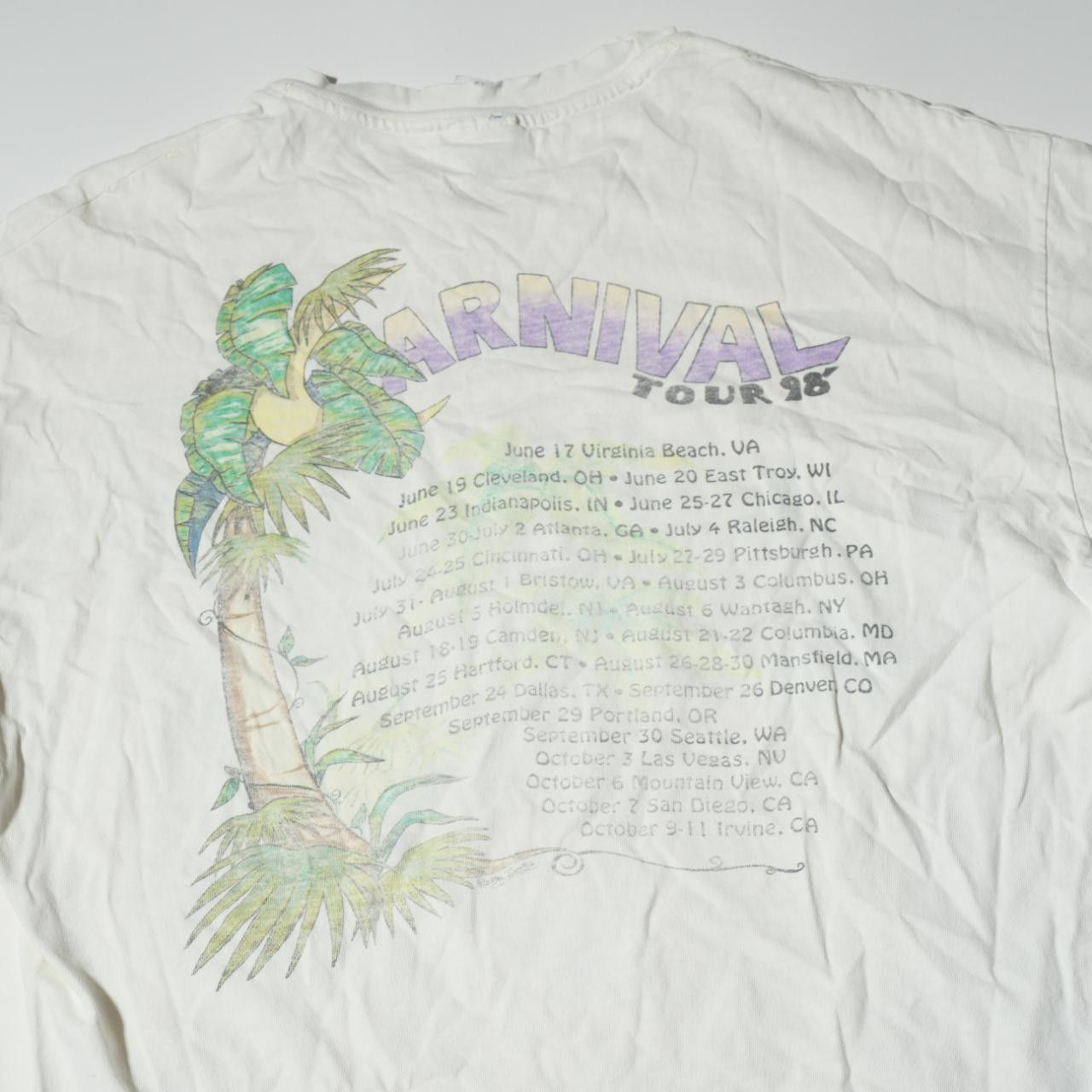Other Vintage Jimmy Buffett '98 Carnival Tour T-shirt Size US XL / EU 56 / 4 - 6 Thumbnail