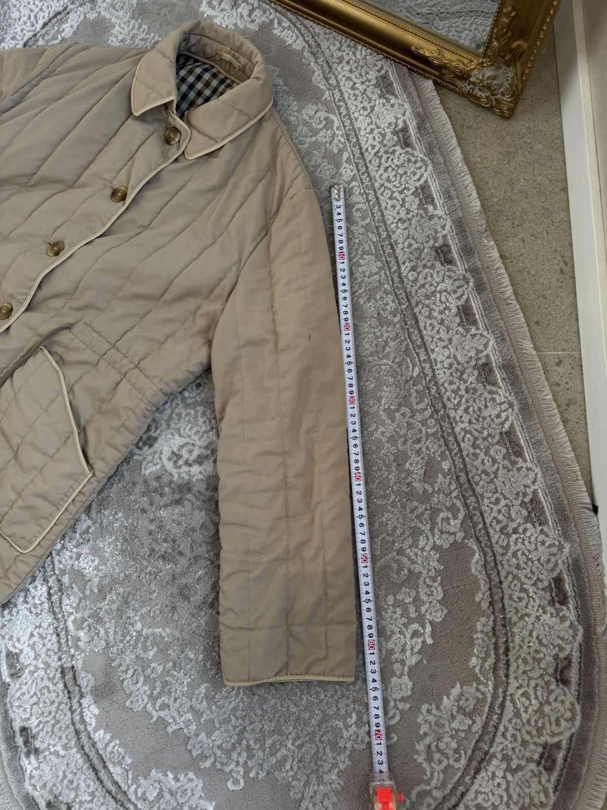 Aquascutum 90’s Aquascutum Quilted York Club Checkered Jacket Size US L / EU 52-54 / 3 - 8 Thumbnail