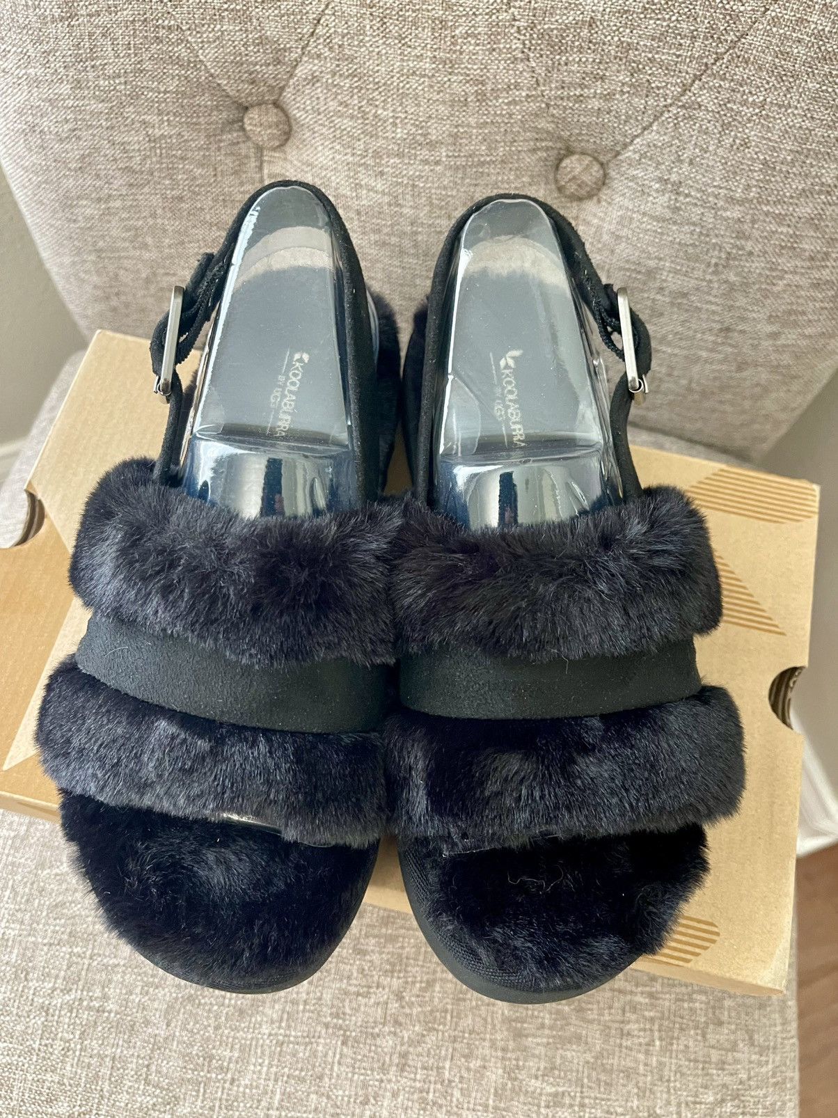 Ugg Koolaburra by UGG Fuzz'd Out Women's Sandal Slippers size 5 Size US 5 / IT 35 - 3 Thumbnail