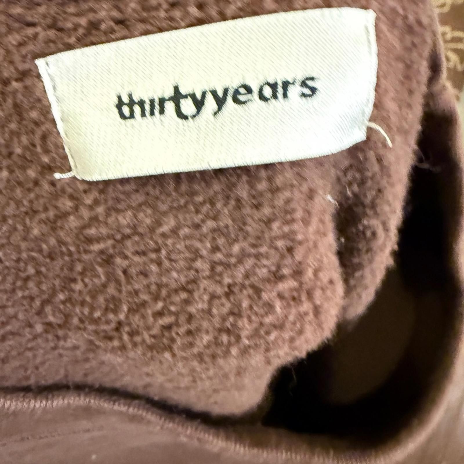Other Thirty Years Oversized Brown Fleece Sweatshirt Sz M Size M / US 6-8 / IT 42-44 - 5 Thumbnail
