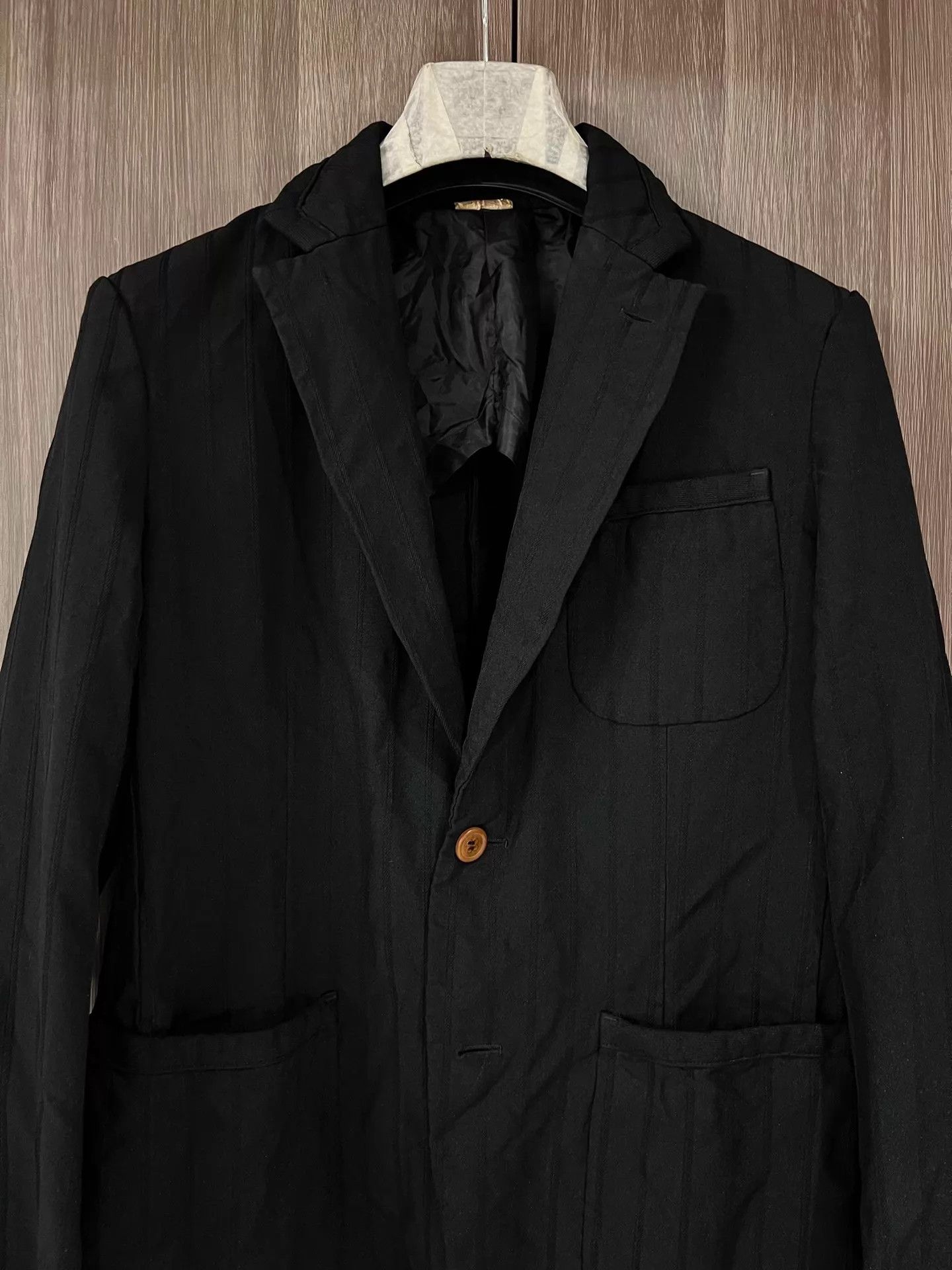 Comme des Garcons CDG HOMME DEUX 2015 2-Button Poly Stripe Blazer S Size US S / EU 44-46 / 1 - 3 Thumbnail