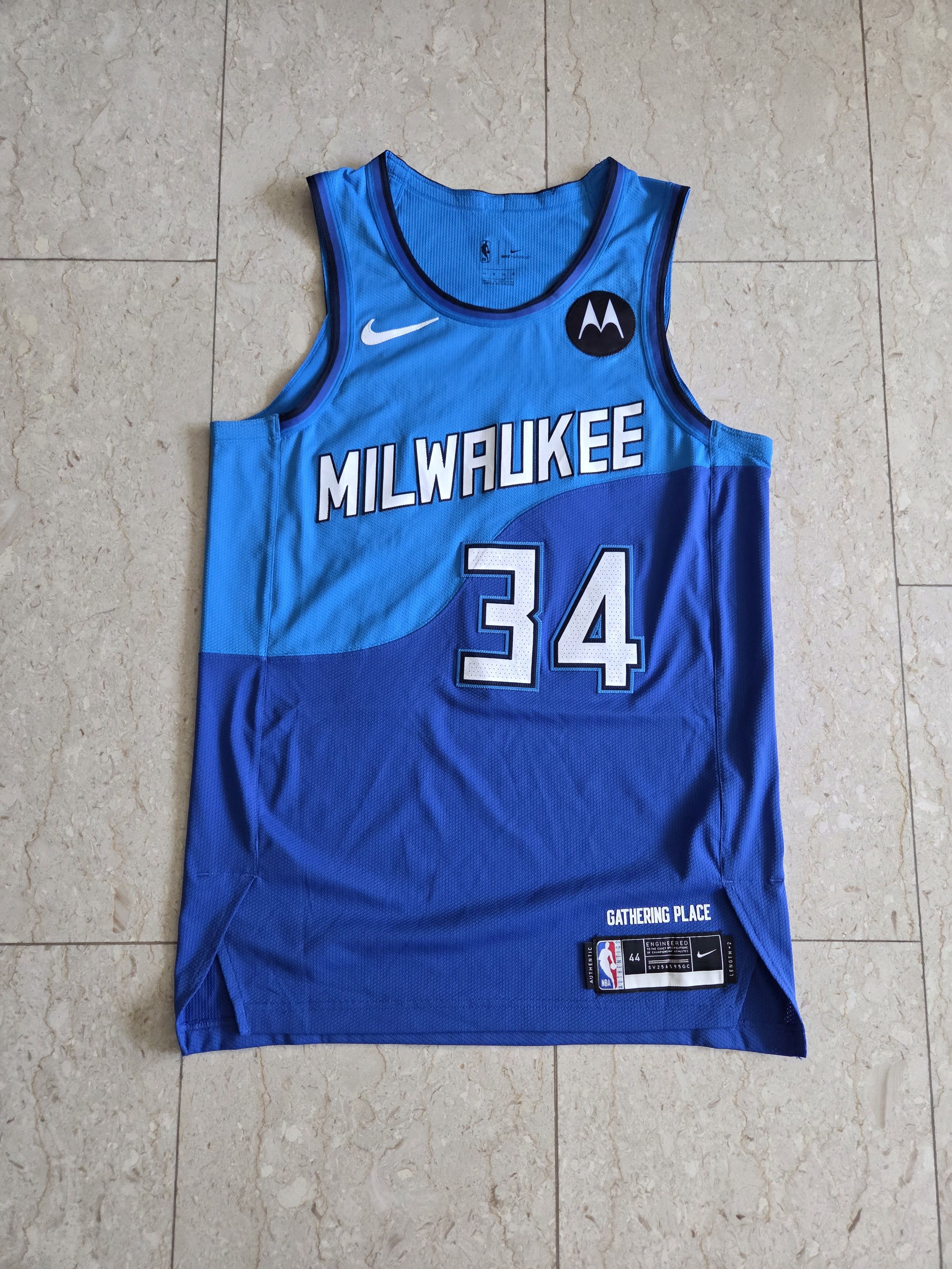 NBA Authentic Nike Bucks 2021 City Edition Vaporknit Jersey Size US M / EU 48-50 / 2 - 1 Thumbnail