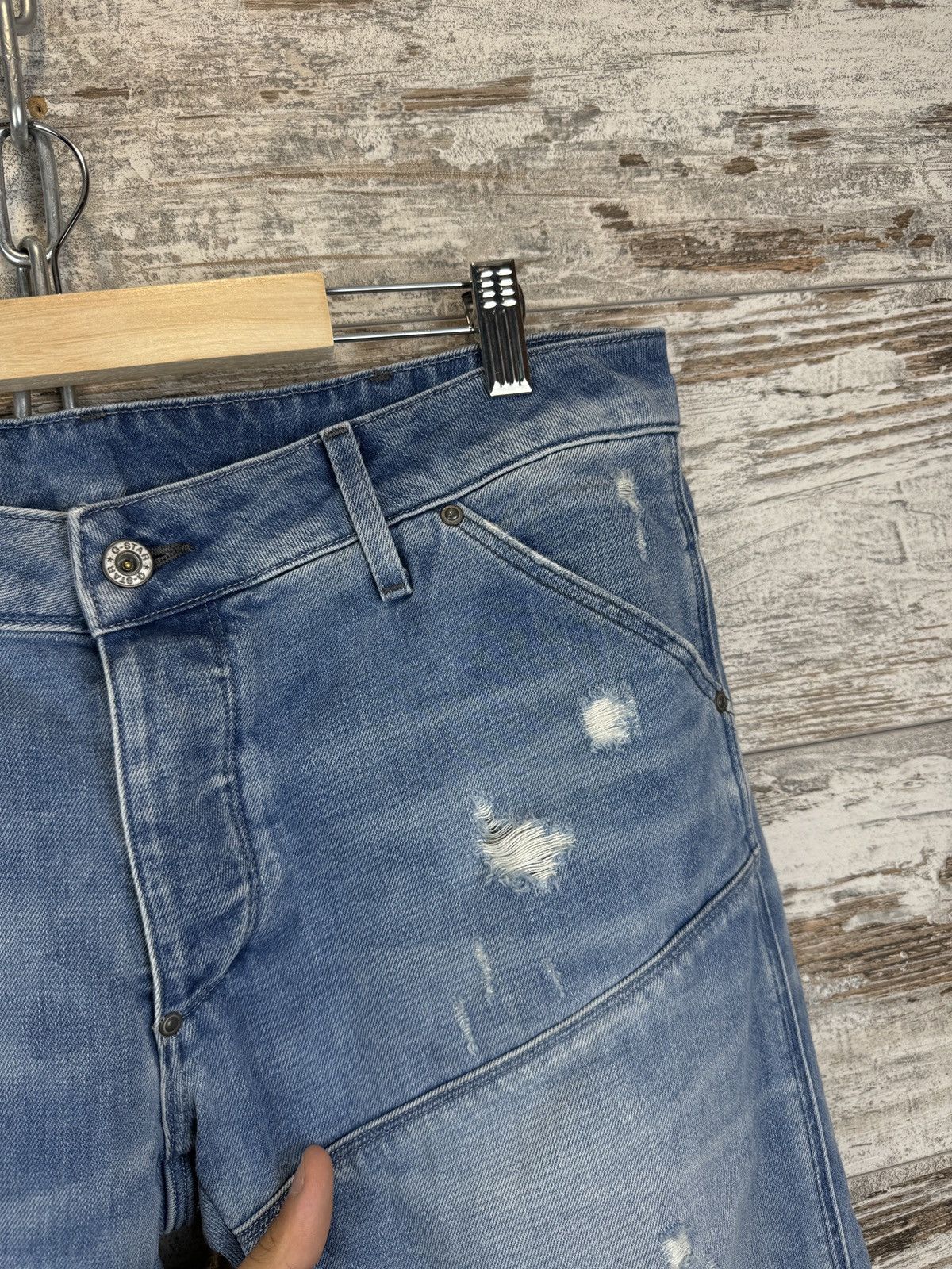 G-Star Mens G Star Raw 5620 3D LOW TAPERED jeans cargo pants denim Size US 34 / EU 50 - 6 Thumbnail
