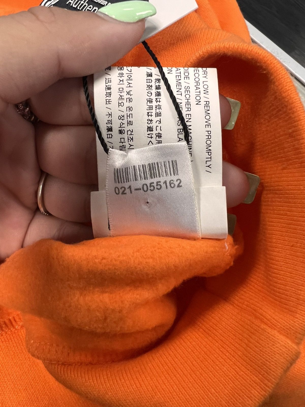 Chrome Hearts Chrome Hearts x Off-White Scroll Orange Hoodie Size US XS / EU 42 / 0 - 7 Thumbnail