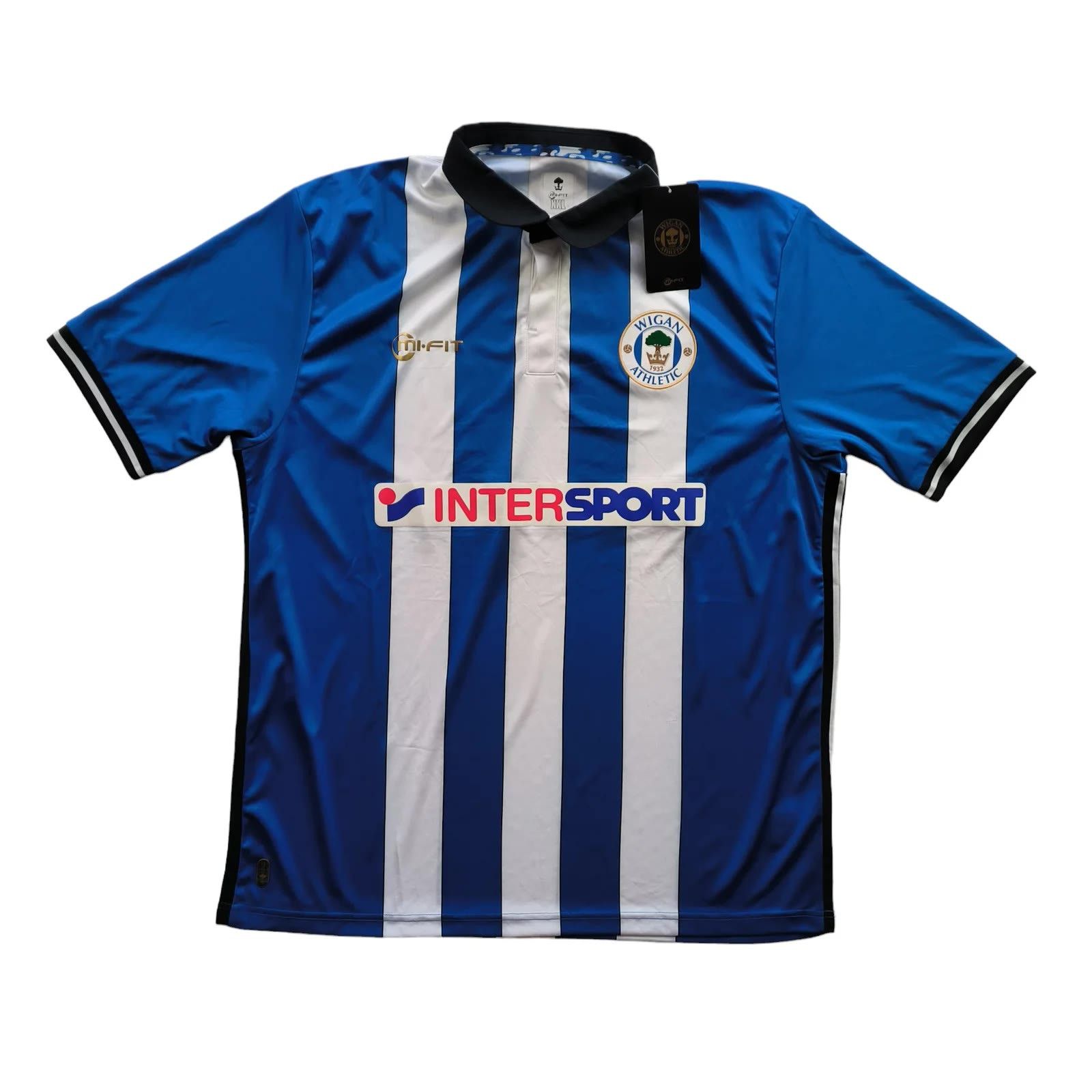 Other NEW Wigan Athletic 2014-15 Mi-Fit home football jersey 2XL Size US XXL / EU 58 / 5 - 1 Thumbnail