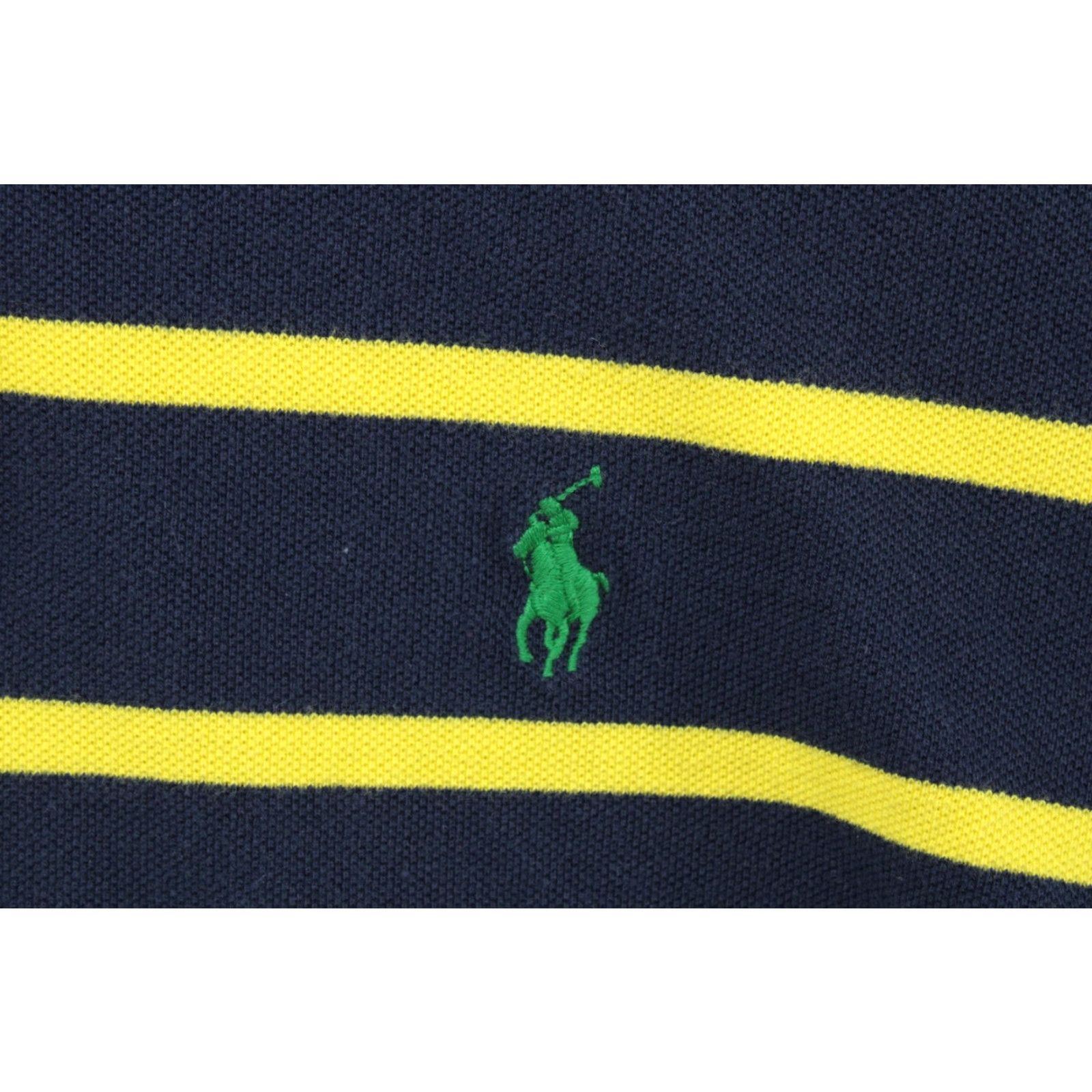 Polo Ralph Lauren VINTAGE Polo Ralph Lauren Shirt Men's XL Blue Yellow Stripe Short Sleeve Longtail Size US XL / EU 56 / 4 - 2 Thumbnail