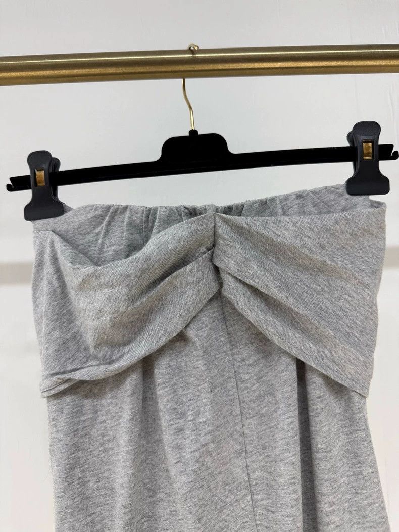 Dries Van Noten DRIES VAN NOTEN size:S Grey pleated skirt Size 22" - 3 Thumbnail