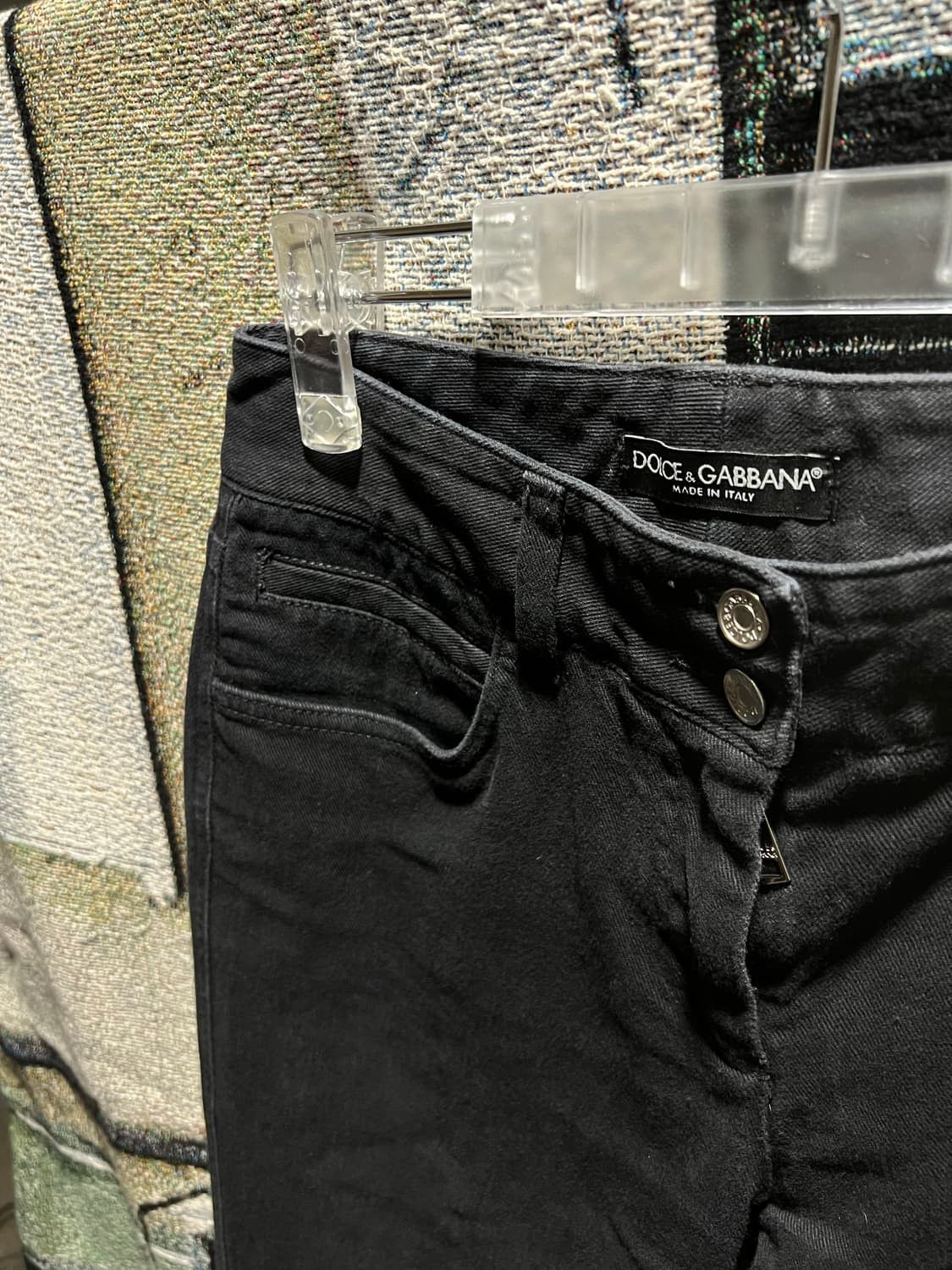 Dolce & Gabbana Dolce & Gabbana black jeans Size 27" / US 4 / IT 40 - 2 Thumbnail