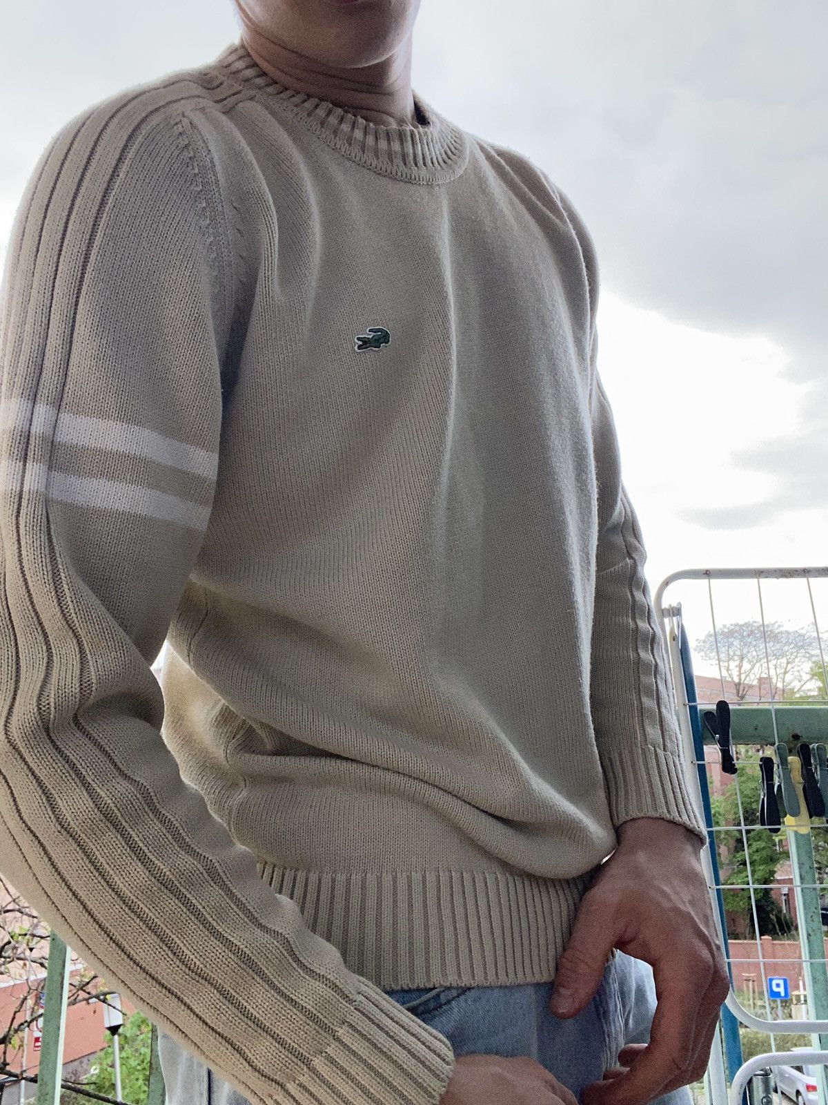 Lacoste Vintage Lacoste sweater knitwear cardigan 90s 00s vibe Size US M / EU 48-50 / 2 - 10 Thumbnail