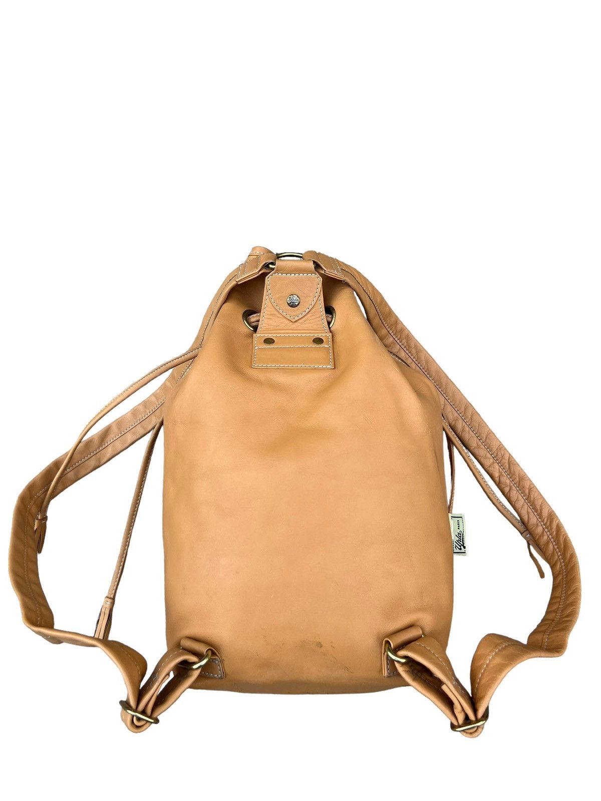 Leather Vintage Upla Paris Leather Backpack Bag Size ONE SIZE - 11 Thumbnail