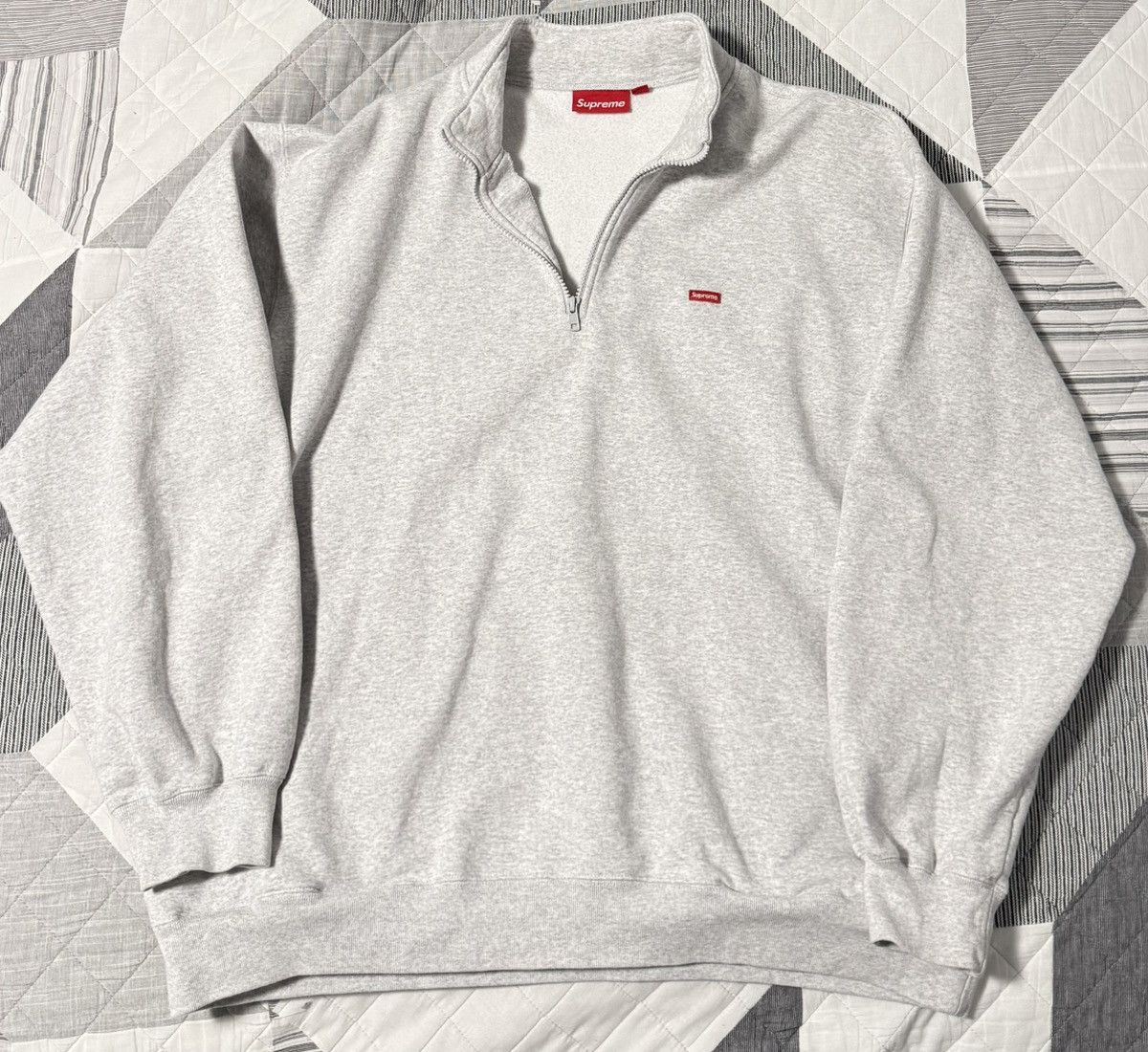 Supreme Small Box Half Zip Pullover