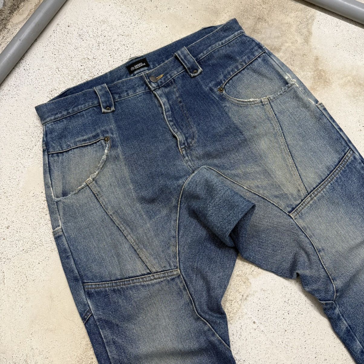 Japanese Brand Speed Orange Extra Rise Denim Pants Size US 34 / EU 50 - 4 Thumbnail