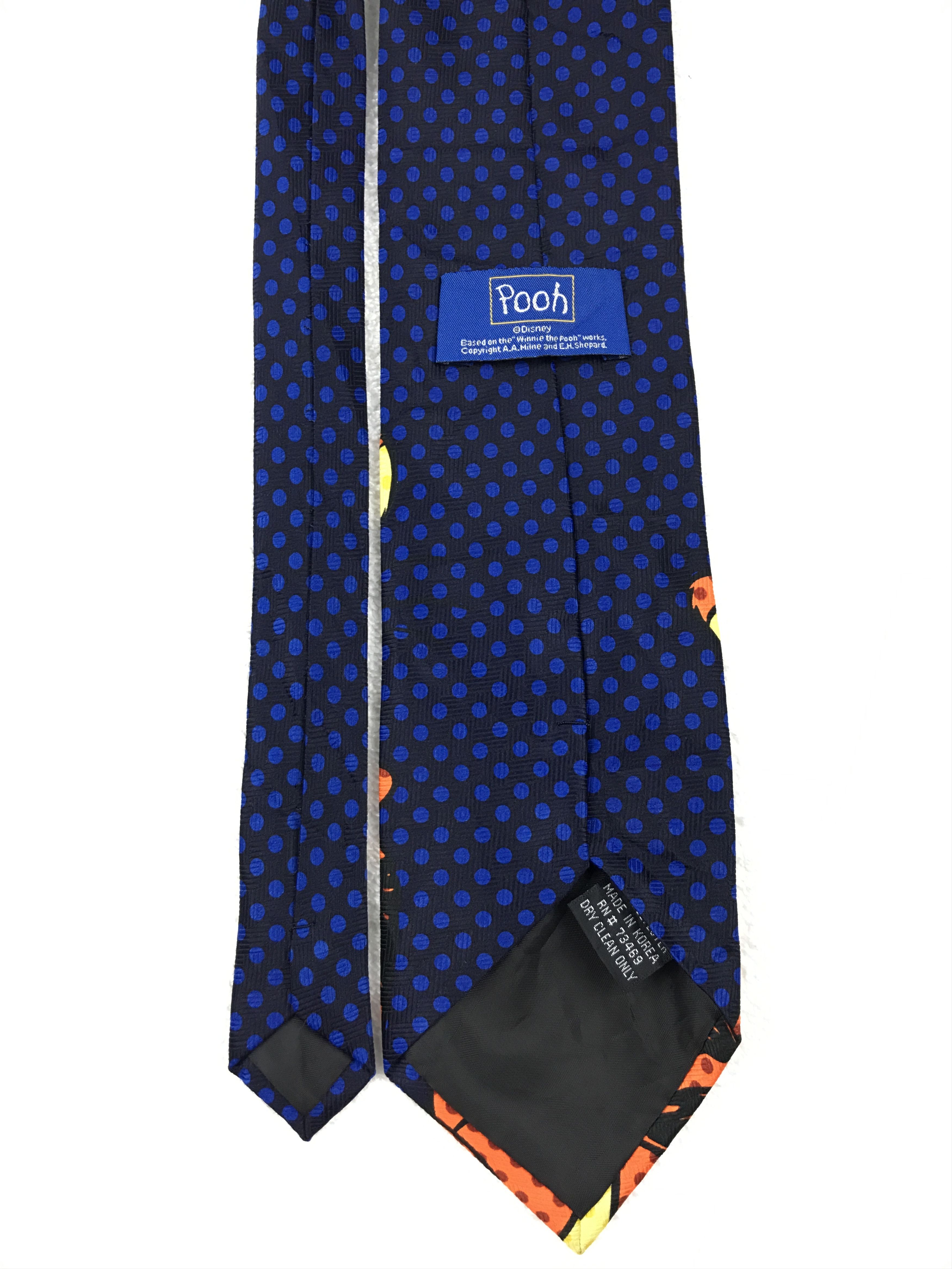 Designer × Vintage Vintage Pooh 100% Polyester Necktie Size ONE SIZE - 4 Thumbnail