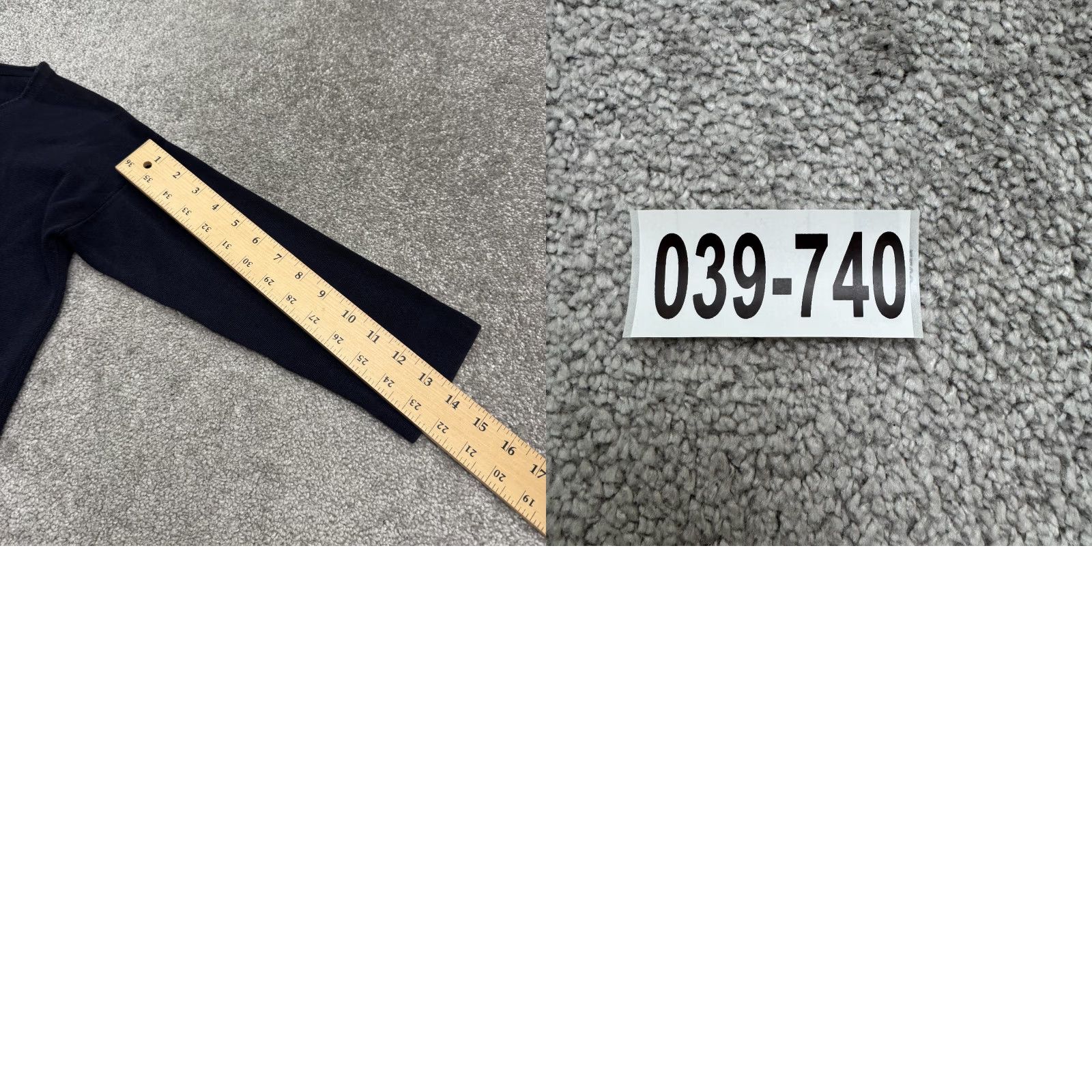 J.Crew J.Crew Knit Shift Dress Womens XS Navy Blue Textured 3/4 Sleeve Cotton Stretch Size XXS / US 00 / IT 34 - 10 Thumbnail