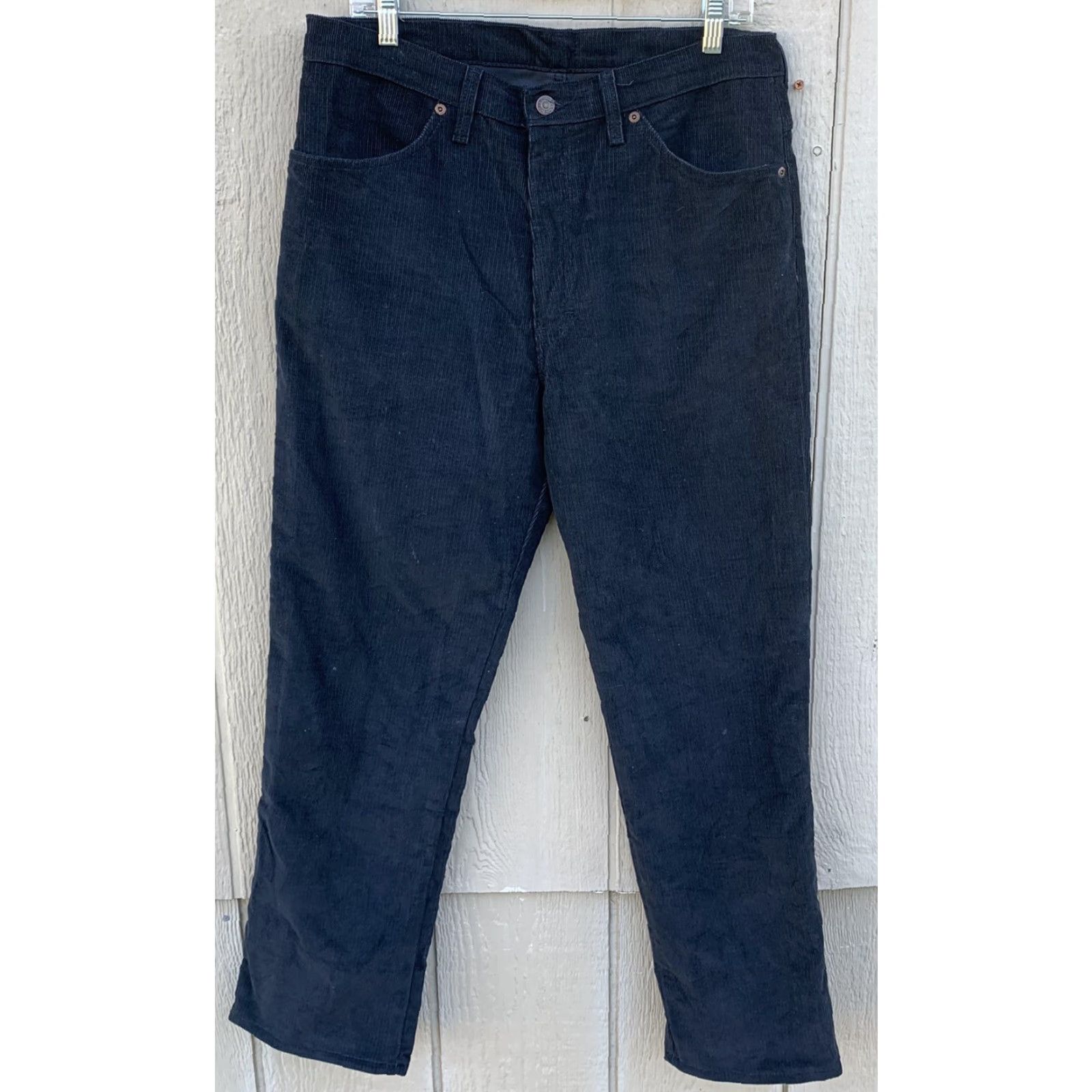 Vintage VINTAGE JC Penney Plain Pockets corduroy pants Men 34x30 Blue USA Waist 35in Solid 75% Cotton 25% Polyester Size US 34 / EU 50 - 6 Thumbnail