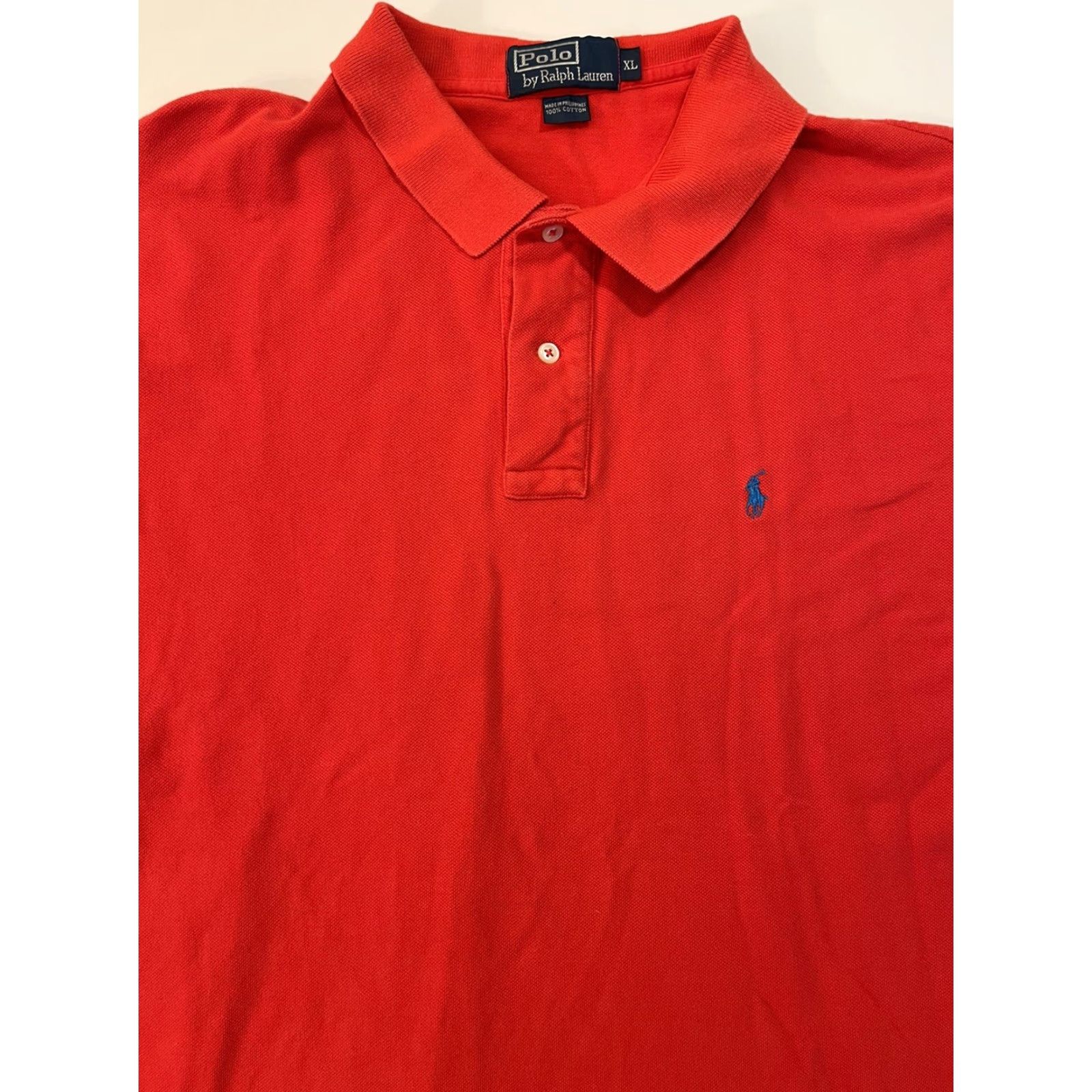 Polo Ralph Lauren VINTAGE Polo Ralph Lauren Golf Rugby Shirt Mens Size XL Red 90s Lightweight Collared Sports Size US XL / EU 56 / 4 - 2 Thumbnail