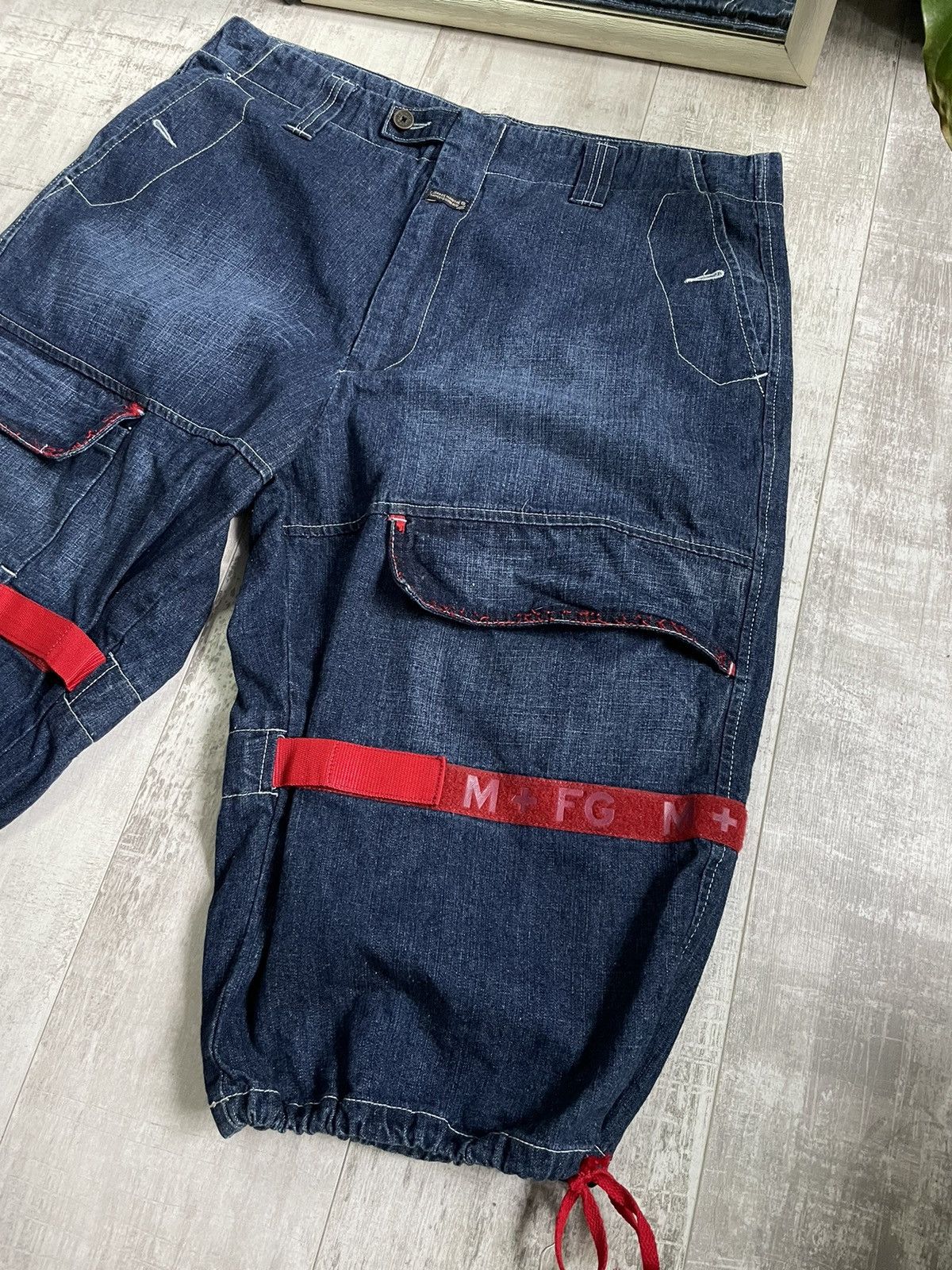 Marithe + Francois Girbaud Vintage Marithe + Francois Girbaud Shorts Denim Y2K RARE Size US 40 / EU 56 - 3 Thumbnail