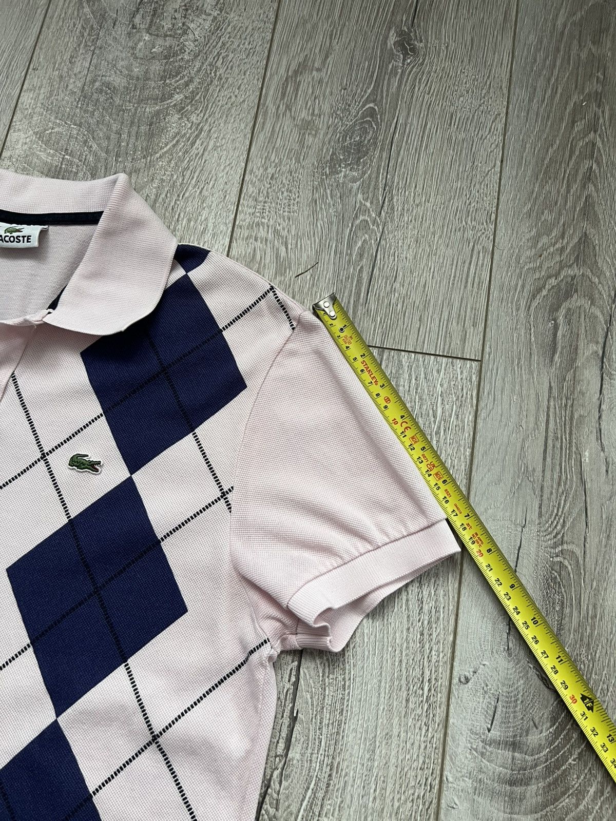 Lacoste Vintage Lacoste Polos Preppy Style 2000s Geometric Pattern Size M / US 6-8 / IT 42-44 - 15 Thumbnail