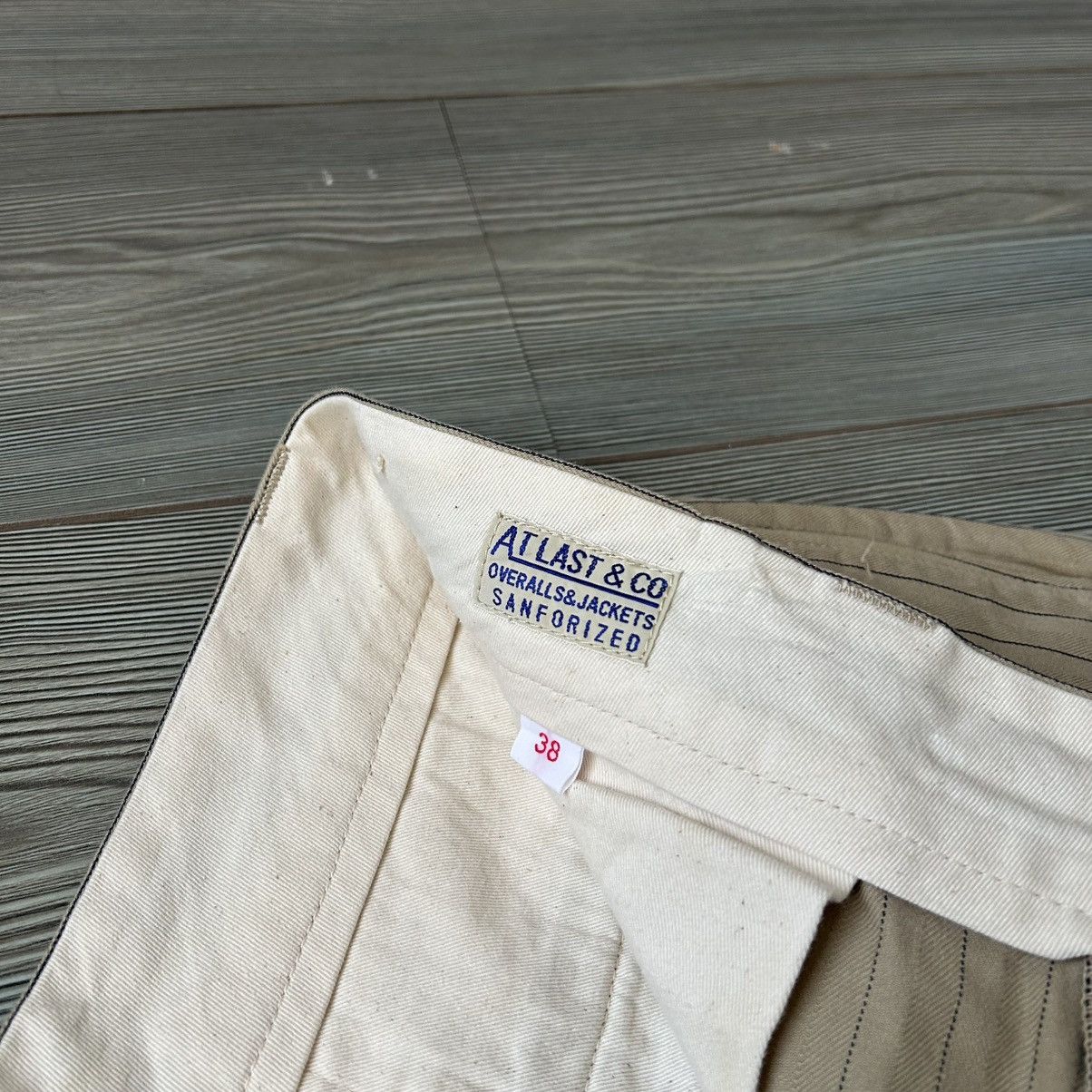At Last & Co At Last & Co. Cork Striped Beige Trousers Size US 38 / EU 54 - 14 Thumbnail