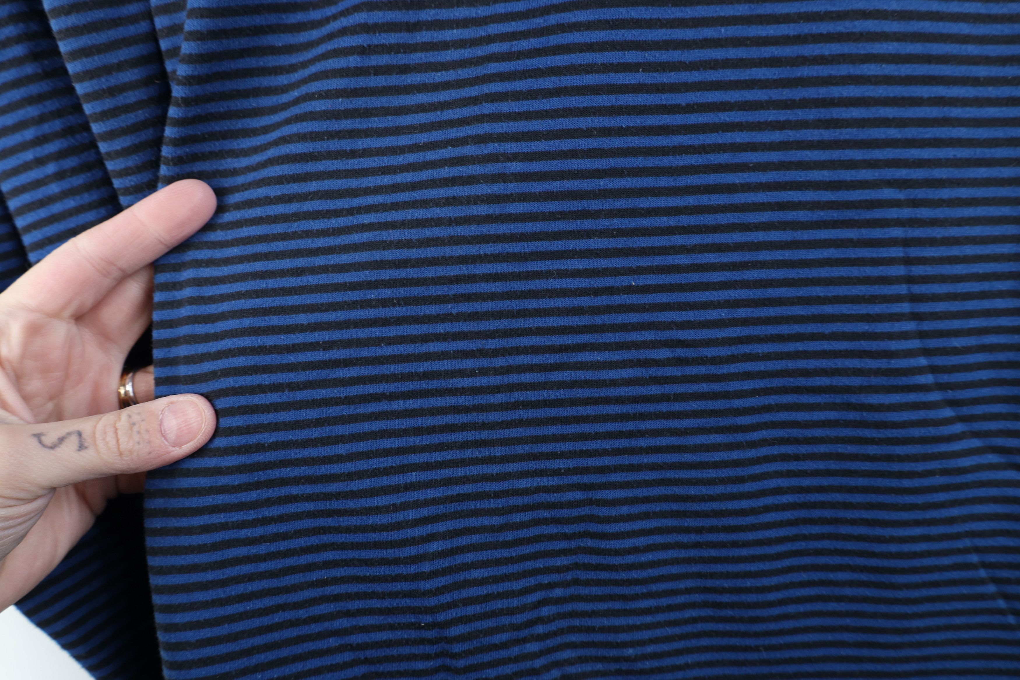Vintage Vintage 70s Streetwear Long Sleeve Rugby Polo Shirt Blue Size US L / EU 52-54 / 3 - 4 Thumbnail