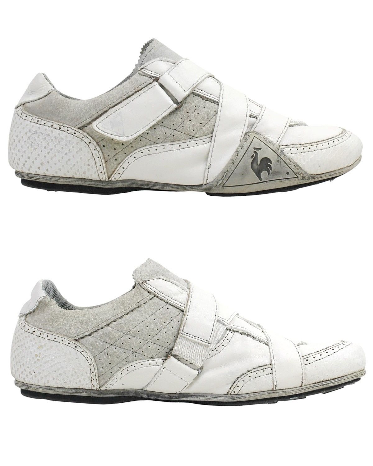 Le Coq Sportif 2000S LE COQ SPORTIF CROSS STRAP WHITE GREY TRAINER Size US 9.5 / EU 42-43 - 1 Thumbnail