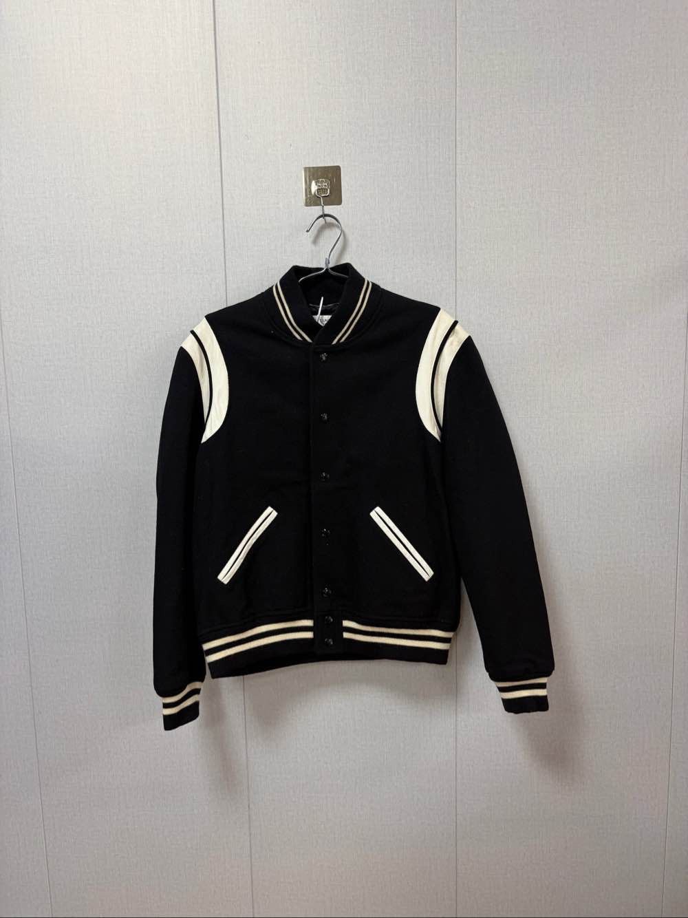 Saint Laurent Paris Saint Laurent Varsity Bomber Jacket Size 52 Size US L / EU 52-54 / 3 - 1 Thumbnail