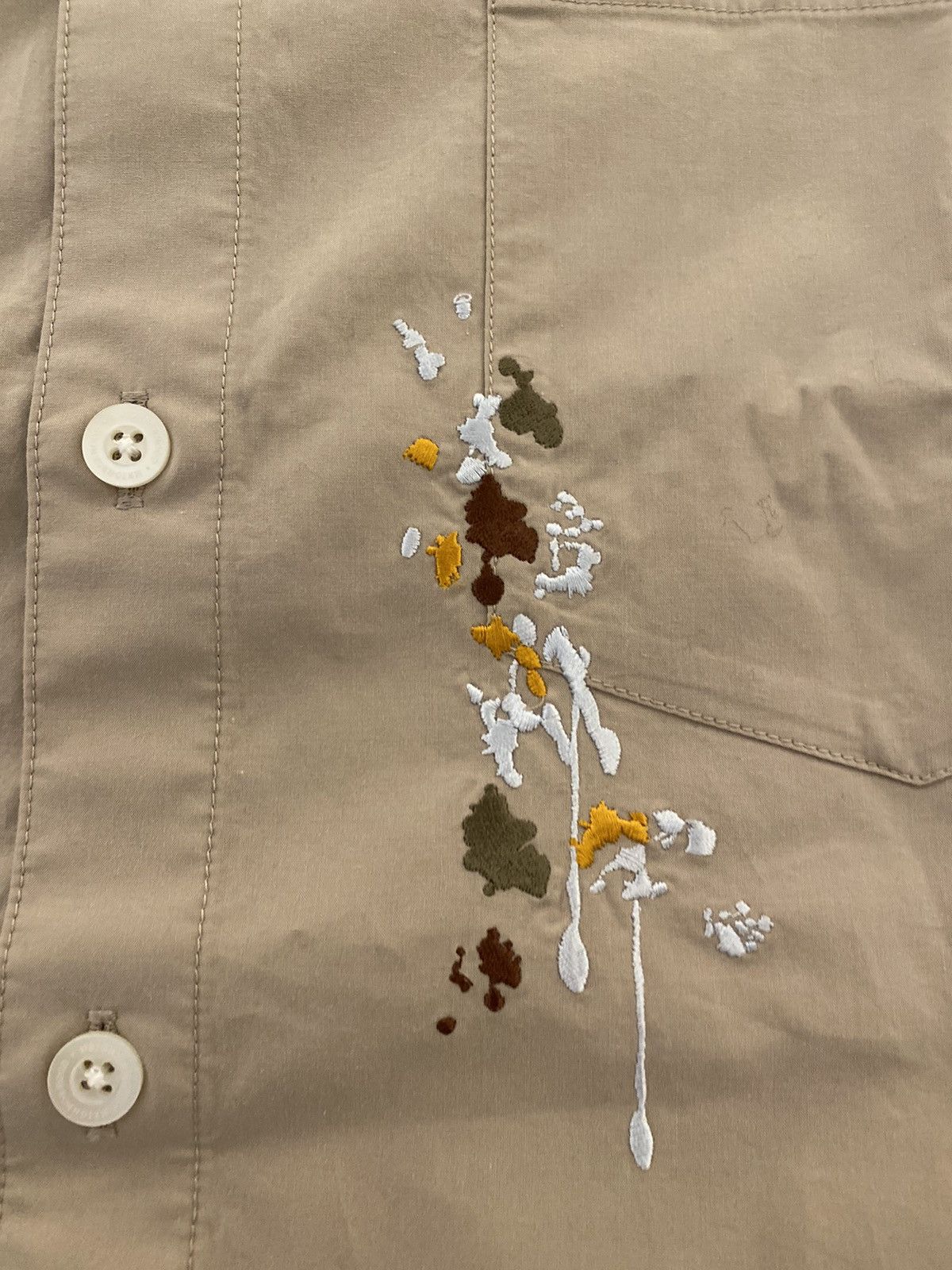 Neighborhood Neighborhood Japan Drip Embroidery Shirt XL NWT Size US XL / EU 56 / 4 - 10 Thumbnail