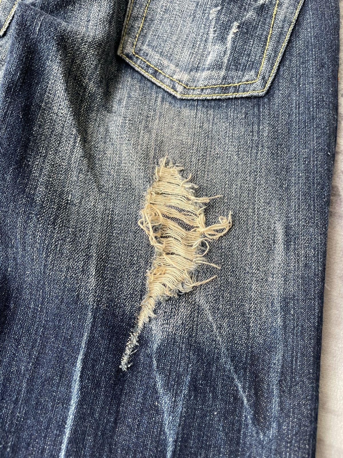 If Six Was Nine Ghost of Harlem Flared Jeans Size US 28 / EU 44 - 10 Thumbnail