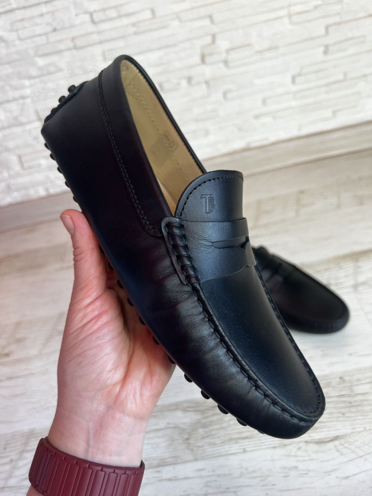 Tod's Tod’s Nuovo Gommino Loafers UK 5,5 Leather Shoes Moccasins Size US 5.5 / EU 38 - 7 Thumbnail