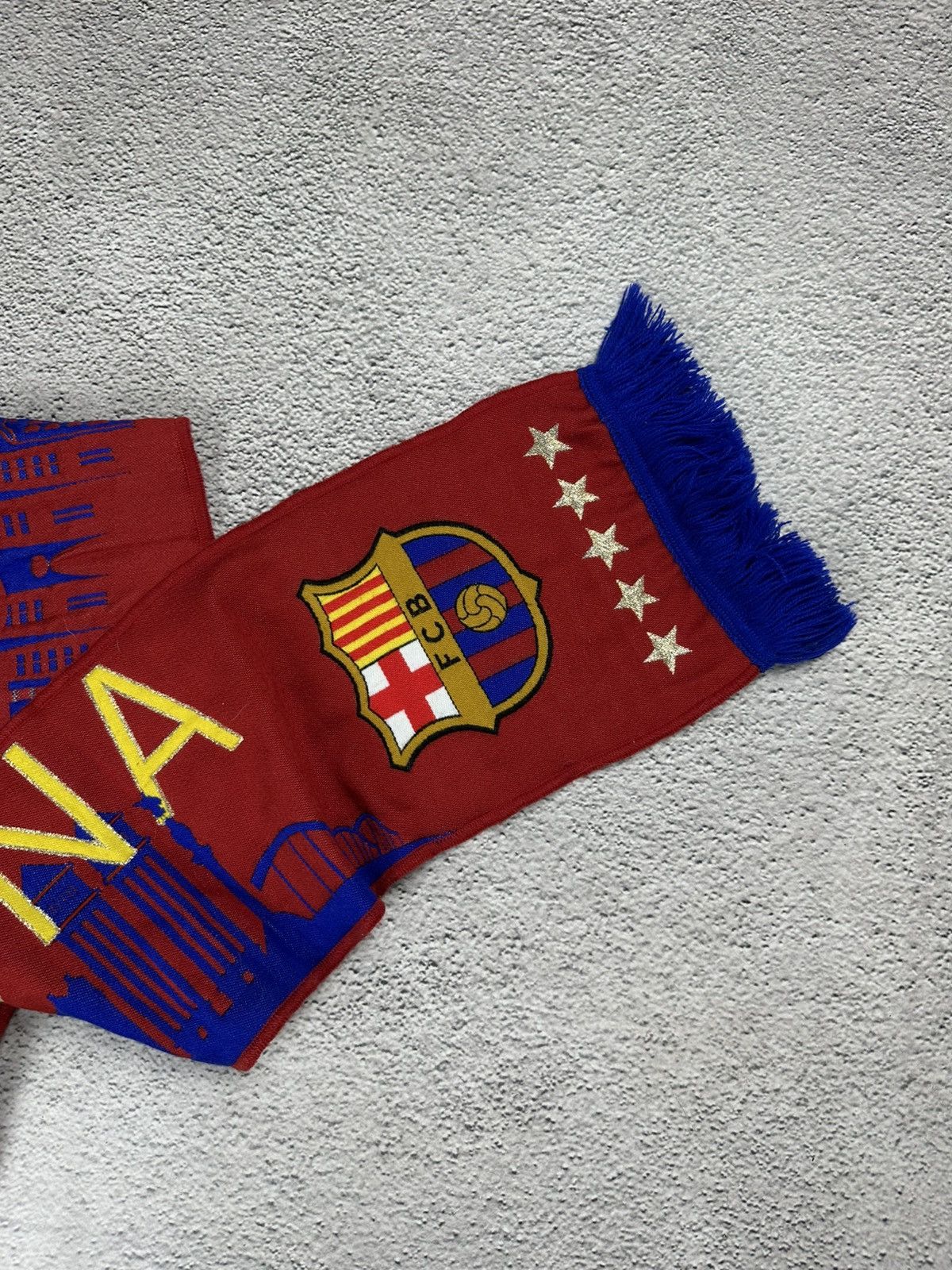 Other Vintage FC Barcelona Scarves Soccer Jersey Football Blockcor Size ONE SIZE - 5 Thumbnail