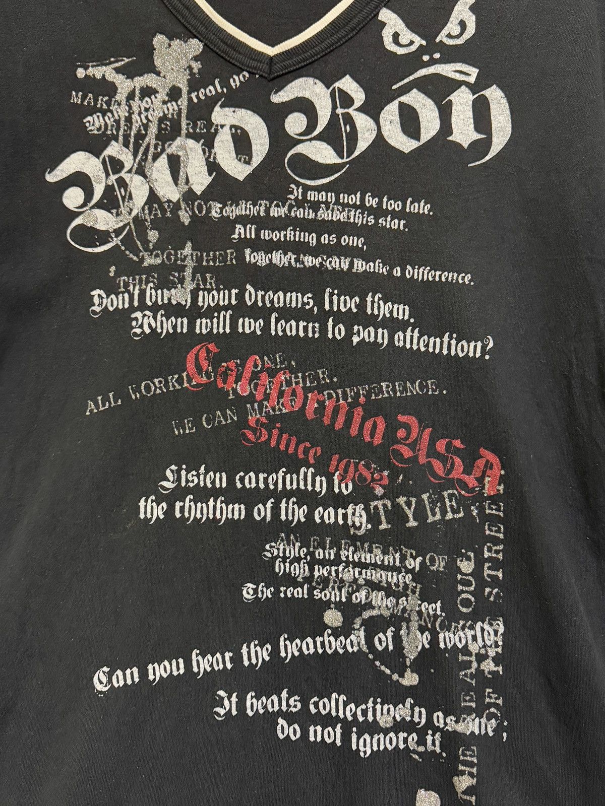 Hysteric Glamour Sick Y2K Bad Boy Diagonal Double Layer Poem Shirt Size US M / EU 48-50 / 2 - 7 Thumbnail