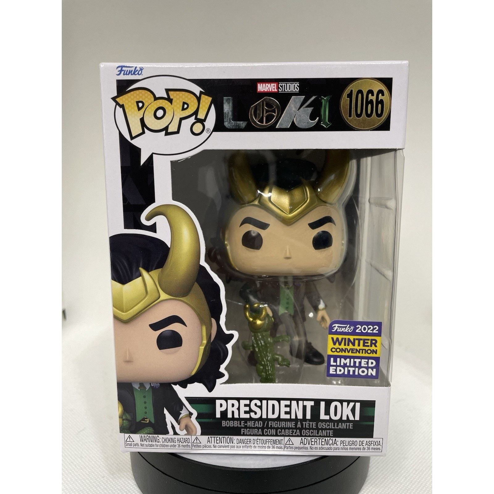 Marvel Comics Funko Pop! President Loki (Winter Convention) - 1066 Size ONE SIZE - 1 Thumbnail