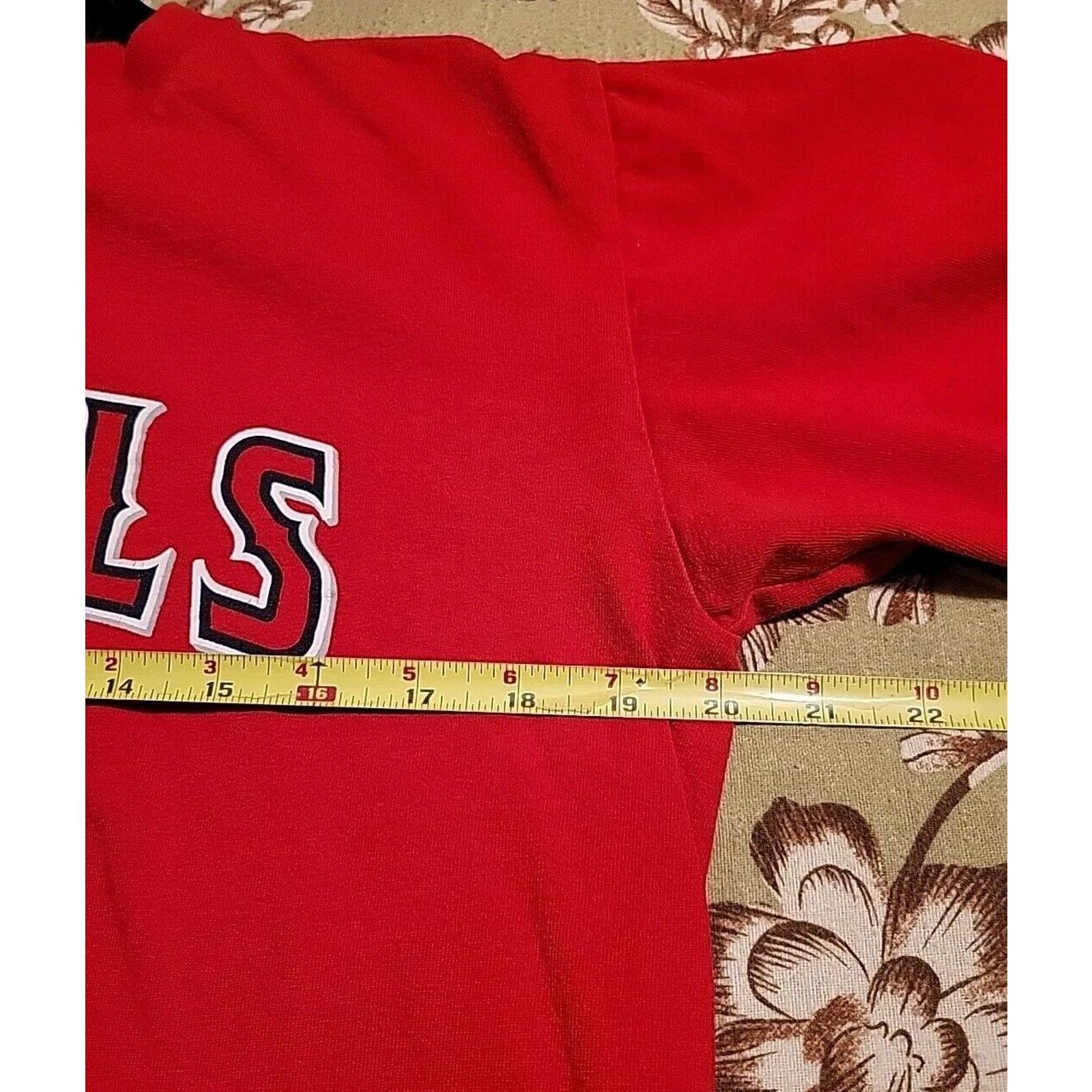 Majestic Majestic MLB Los Angeles Angels Red T-Shirt Jersey Size M Size 32 - 6 Thumbnail
