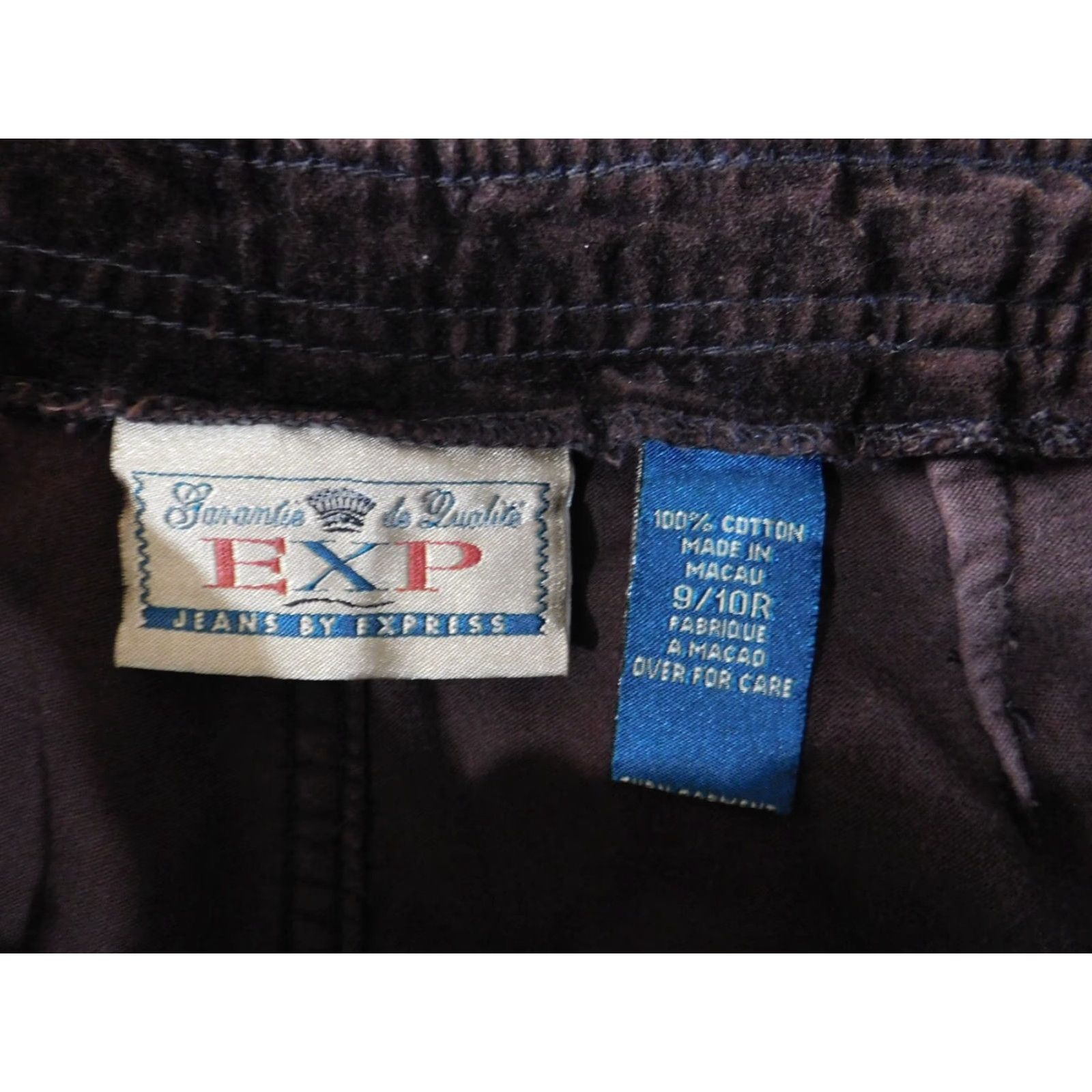 Express Express Womens Pants Straight 10 Brown Vintage Chino Cotton Stretch Mid Rise 30 Inseam 30 Womens Mens? Size 32" / US 10 / IT 46 - 4 Thumbnail