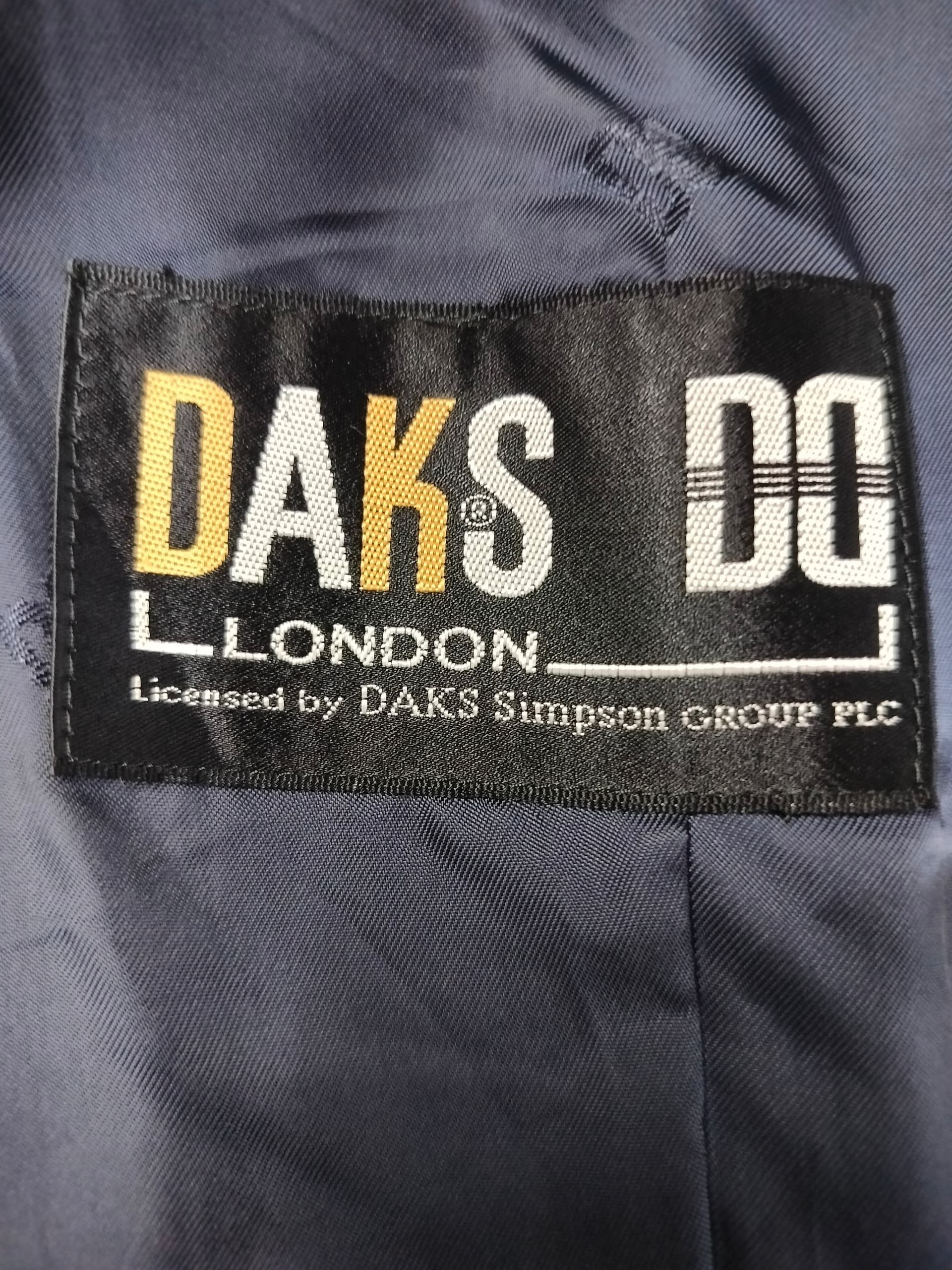 DAKS DAKS Japan Tailored Wool Blazer – Gold Button Classic Size 38R - 7 Thumbnail