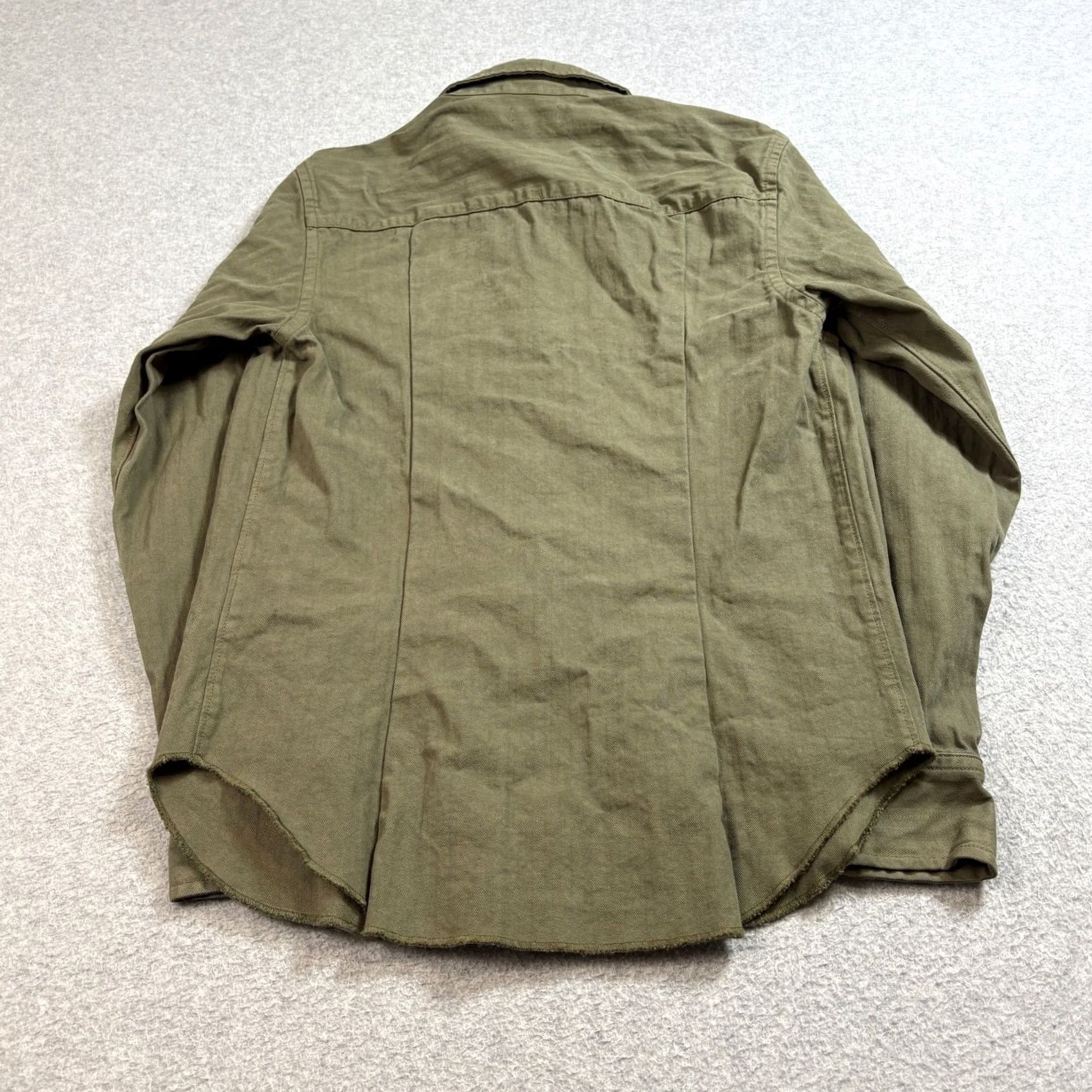 AYR AYR Shirt Mens S Green Button Shacket academia heritage quiet luxury capsule Size US S / EU 44-46 / 1 - 2 Thumbnail