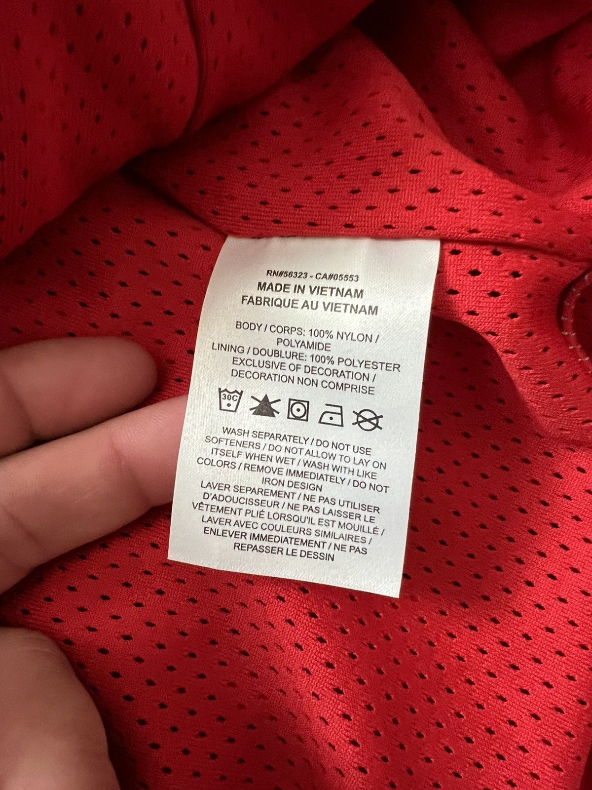 Nike Nike x Jacquemus Adult Unisex Track Jacket University Red Size US L / EU 52-54 / 3 - 13 Thumbnail