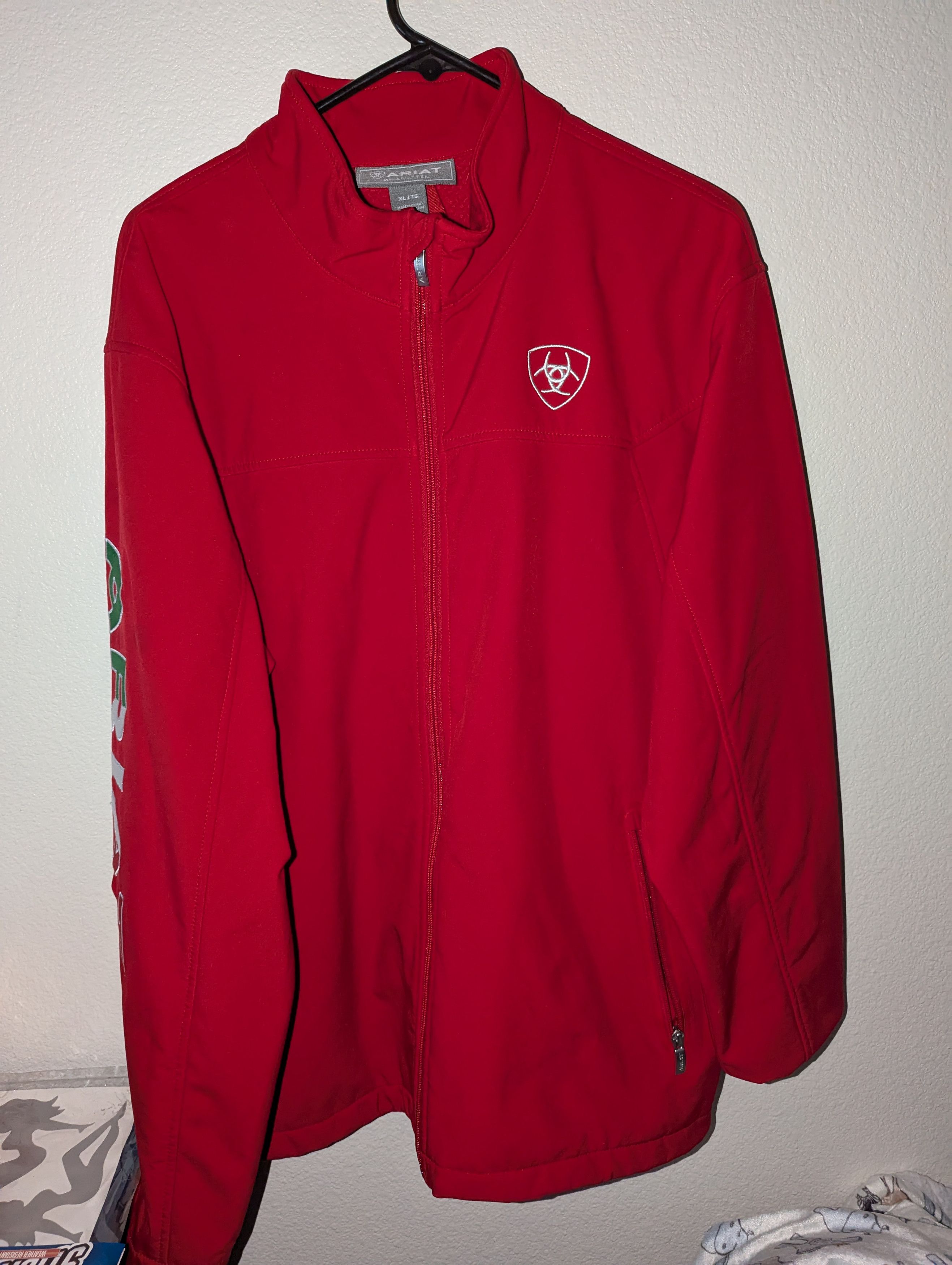 Red Ariat Mexico Team Jacket size XL men's