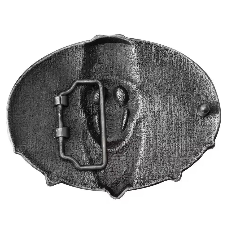Other Western Cowboy Skull Alloy Belt Buckle Size ONE SIZE - 6 Thumbnail